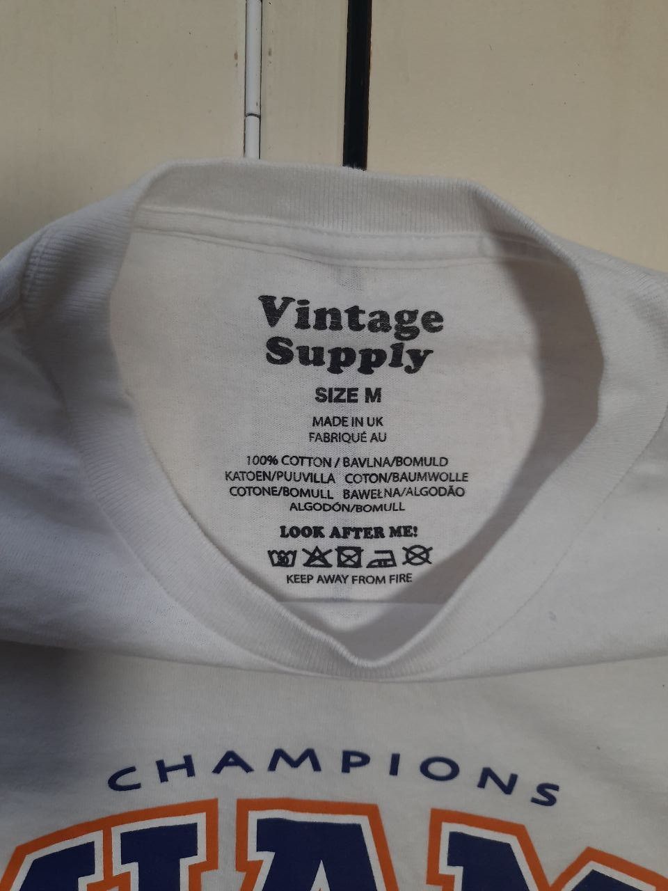 NBA × Vintage Vintage Supply MIAMI VARSITY T-Shirt Big logo Size US M / EU 48-50 / 2 - 5 Thumbnail
