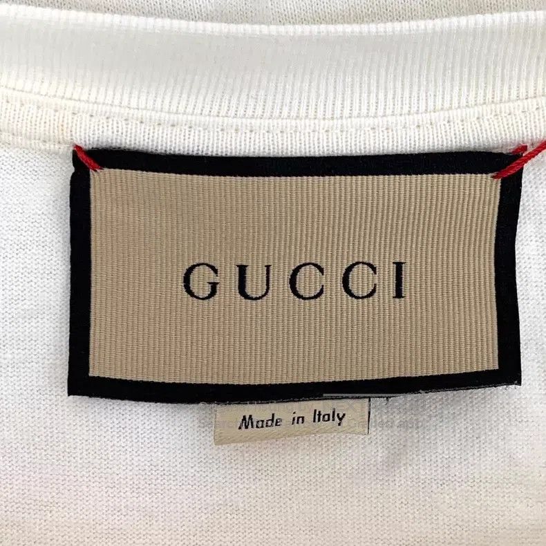 Gucci Gucci Beige logo letter print cotton round-neck short-slee Size US S / EU 44-46 / 1 - 6 Thumbnail