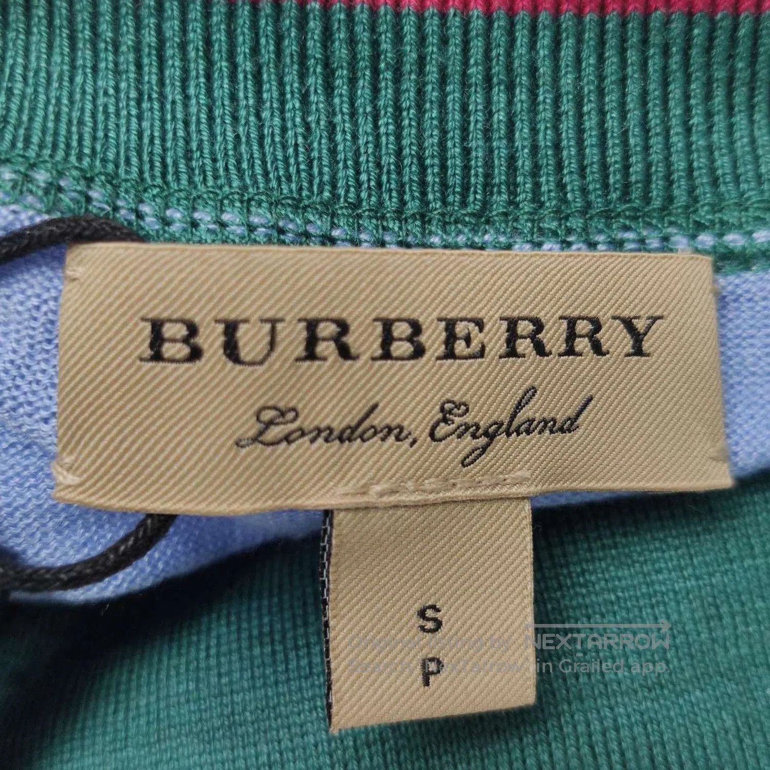 Burberry Burberry Colorblock Silk Cashmere Blend Sleeveless Top . Size US S / EU 44-46 / 1 - 3 Thumbnail