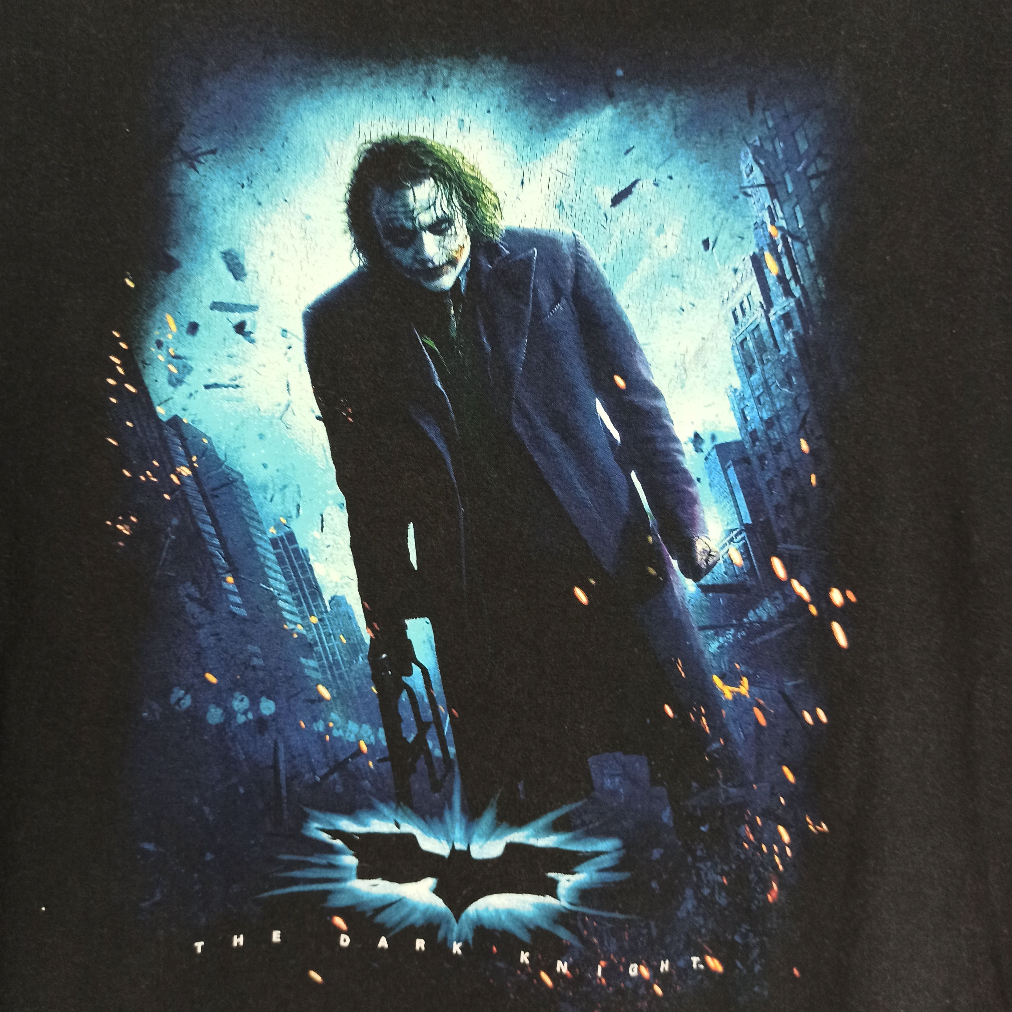 DC Comics Vintage 2008 Batman The Dark Knight 'JOKER' T-shirt Size US M / EU 48-50 / 2 - 2 Thumbnail