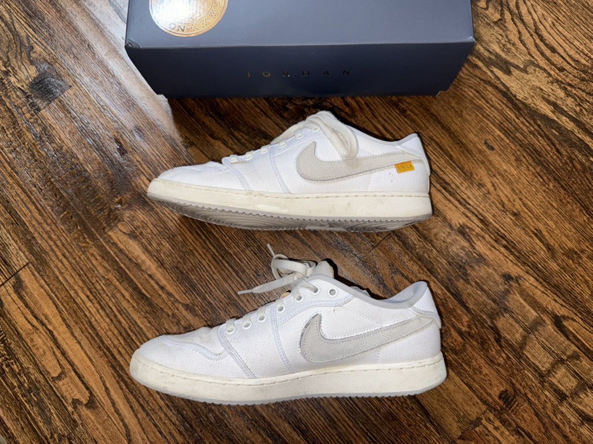 Jordan Brand × Union LA Air Jordan 1 Low AJKO SP X Union White/ Neutral Grey Sz 10.5 Size US 10.5 / EU 43-44 - 3 Thumbnail