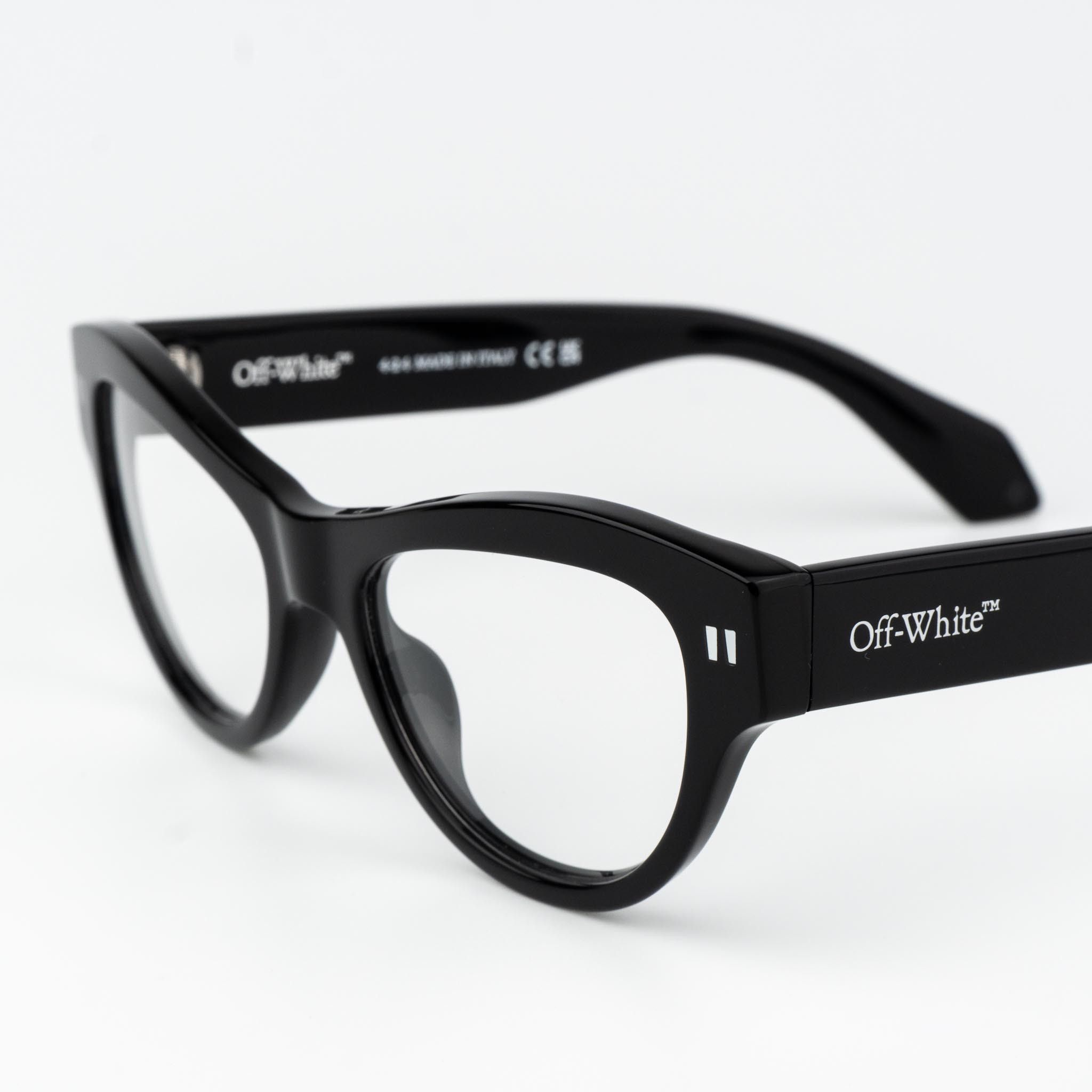 Off-White Off-White STYLE 76 Eyeglasses OERJ076 1000 NEW AUTHENTIC Size ONE SIZE - 5 Thumbnail