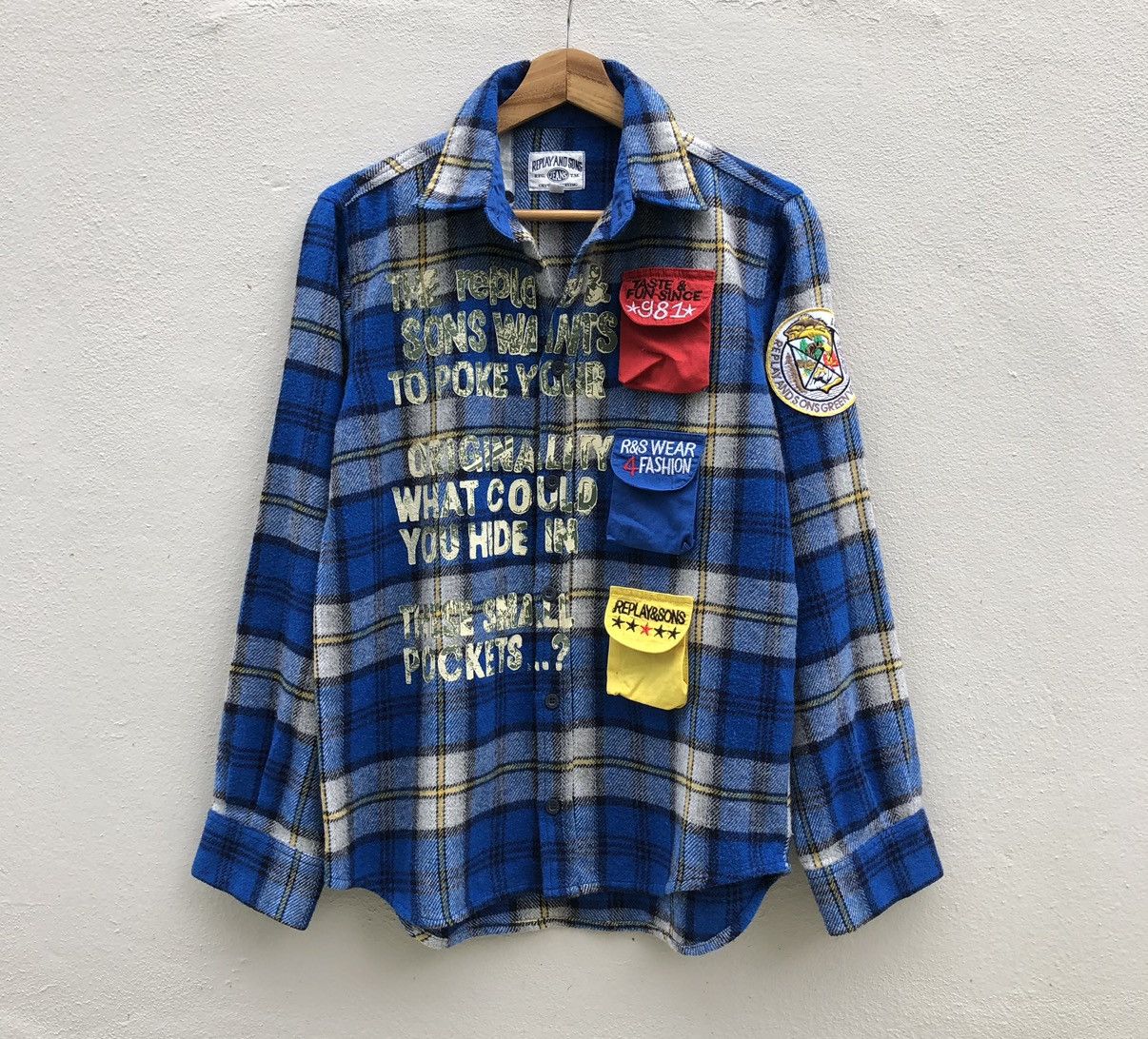 Replay Replay And Sons Flanel Checked Long Sleeve Size US S / EU 44-46 / 1 - 1 Thumbnail