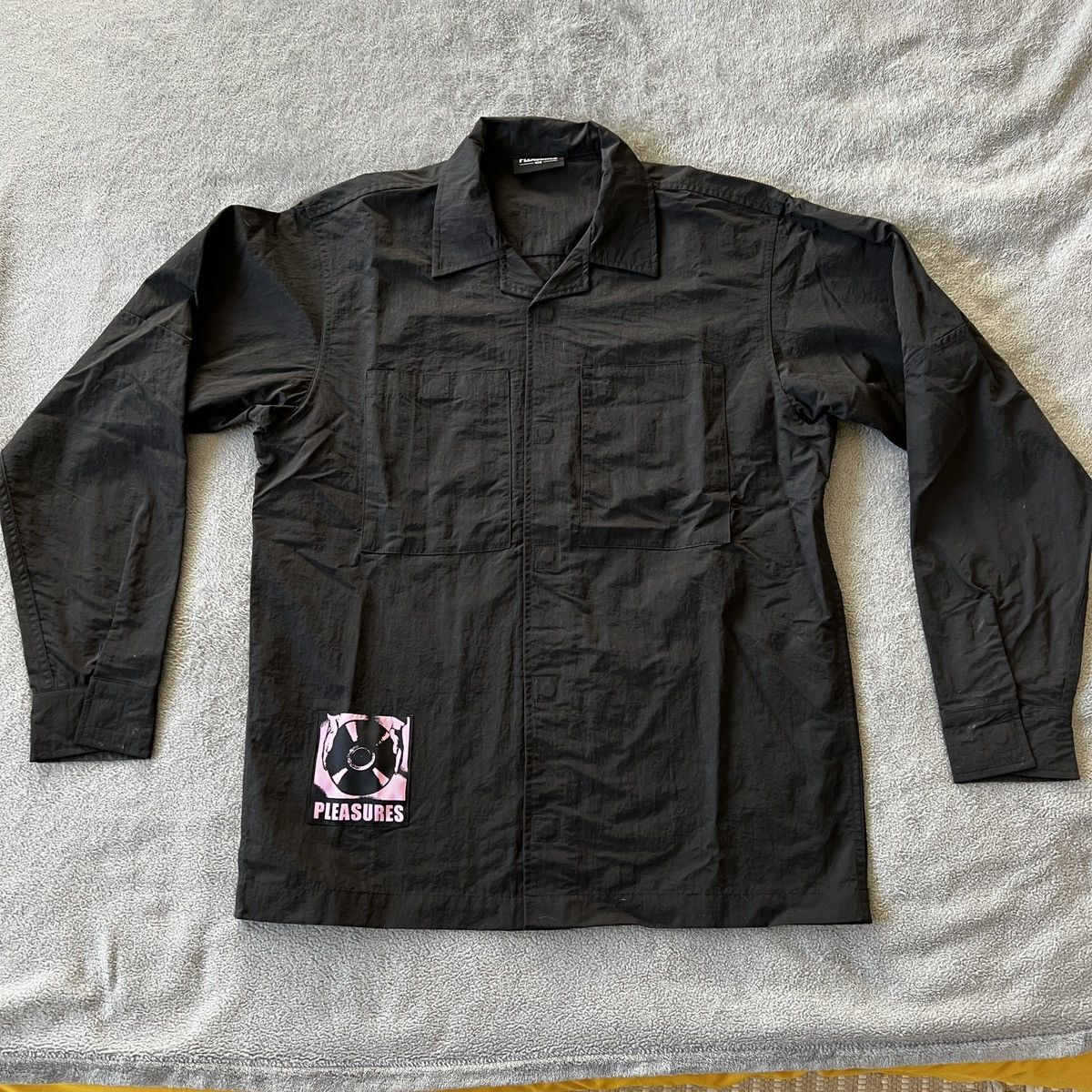 Pleasures Pleasures Stare Nylon Overshirt Size US M / EU 48-50 / 2 - 1 Thumbnail