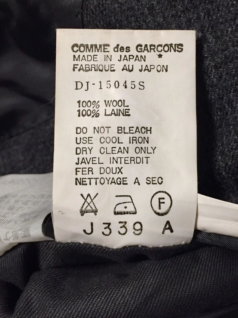 Comme des Garcons Oversized Grey Wool Suit by Comme des Garcons-2505 Size US S / EU 44-46 / 1 - 8 Thumbnail