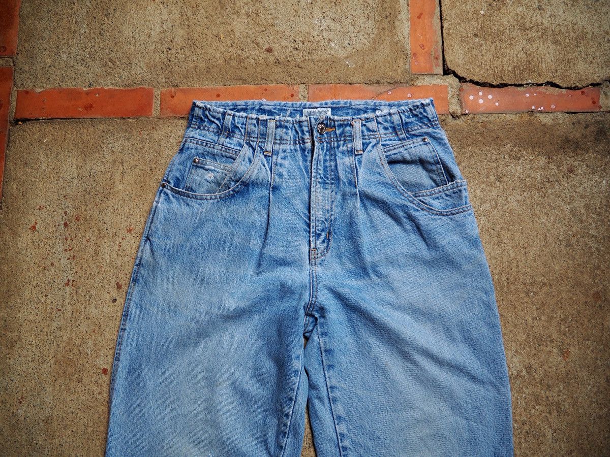 Jordache Vintage 80s 90s Jordache Pleated Carpenter denim, 32 Size US 32 / EU 48 - 4 Thumbnail