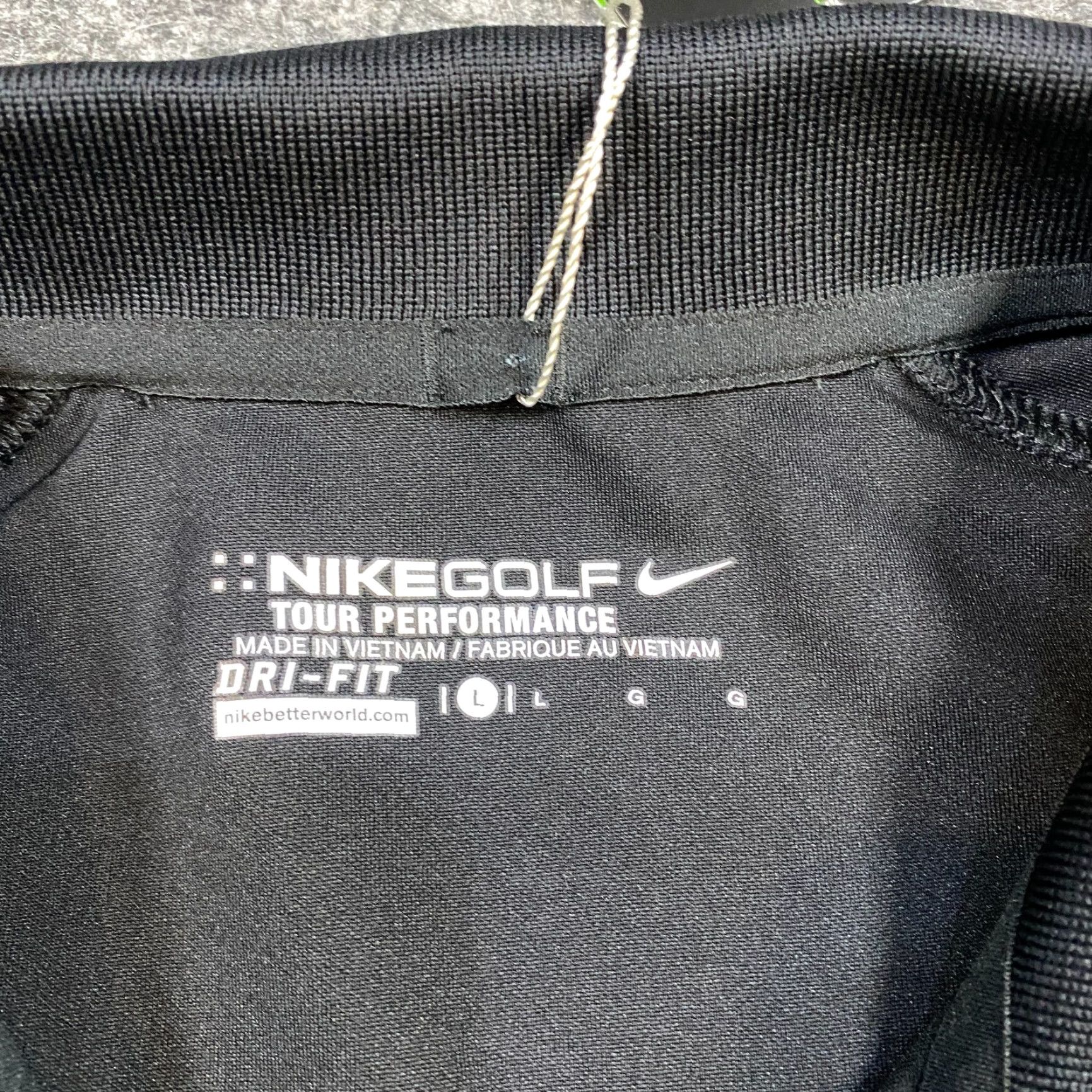 Nike Nike Golf Tour Polo Shirt L Black Solid Performance NEW Size US L / EU 52-54 / 3 - 2 Thumbnail