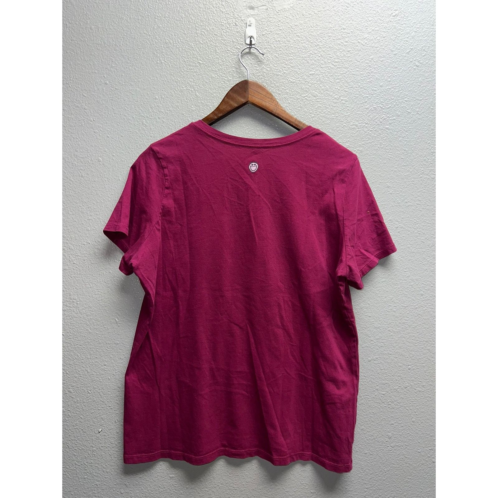 Vintage Womens Life Is Good Baseball Shirt Purple Pink Softball Top Size L / US 10 / IT 46 - 5 Thumbnail