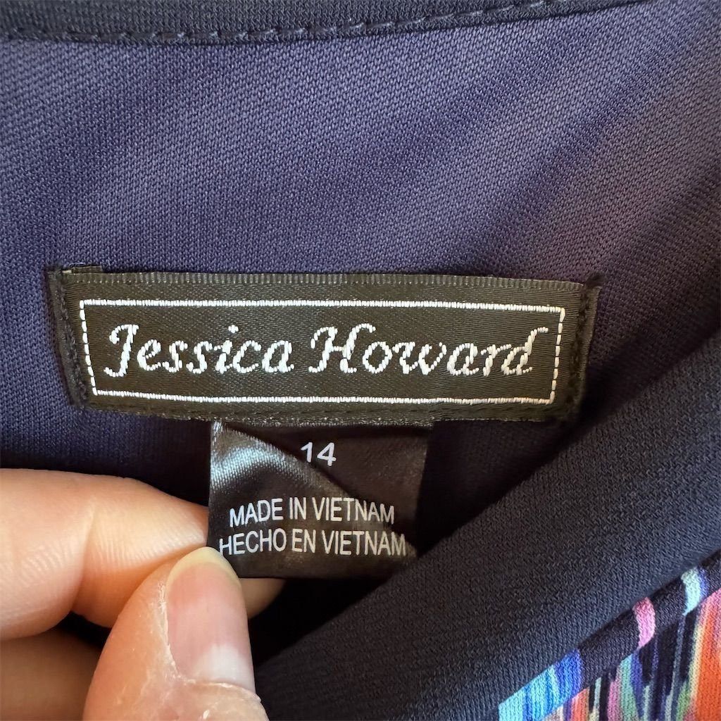 Other Jessica Howard Women's Plus Size 14 Multicolor Knee Length Size XL / US 12-14 / IT 48-50 - 5 Thumbnail