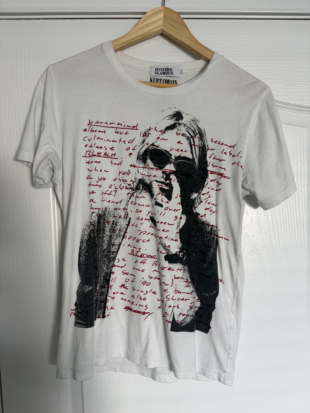 Hysteric Glamour Hysteric Glamour Kurt Cobain Tee Size US S / EU 44-46 / 1 - 1 Thumbnail