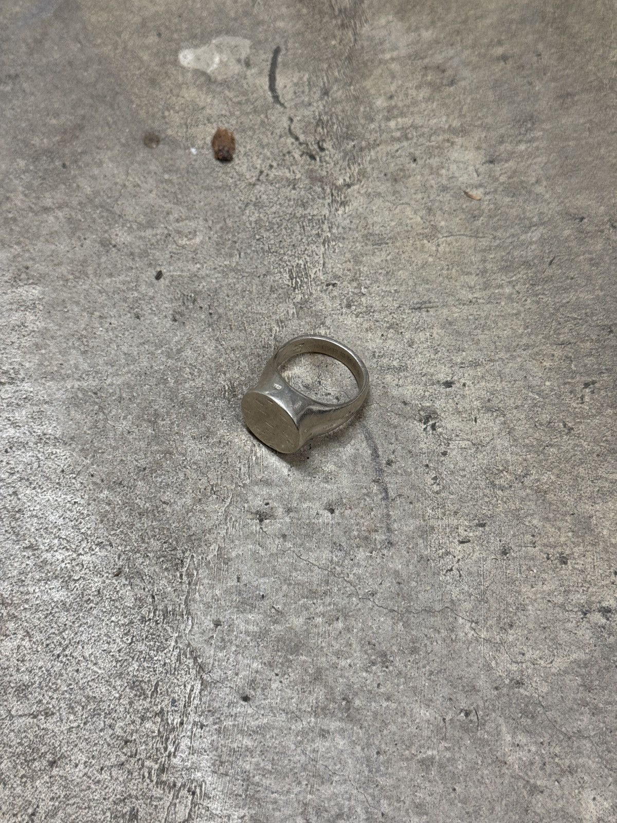 Maison Margiela Maison Margiela .925 "Stamp" Signet Ring Size ONE SIZE - 1 Thumbnail