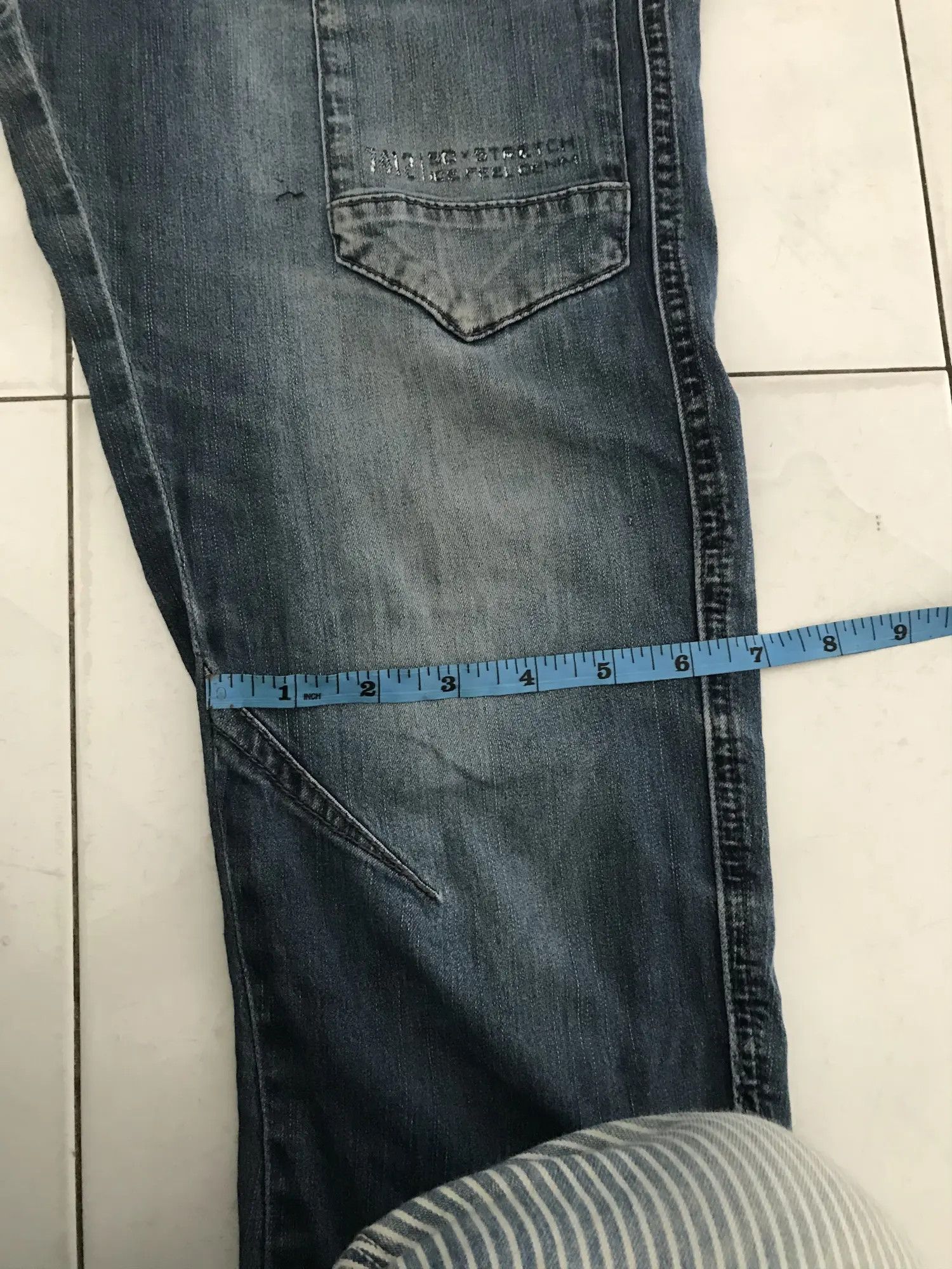 Japanese Brand Frontier Dagger Pocket Multipocket Denim Size US 31 - 9 Thumbnail