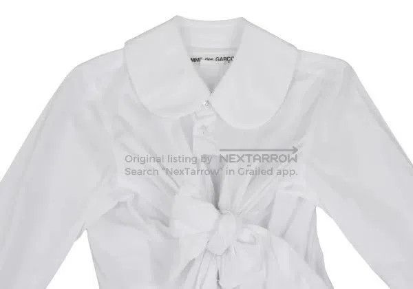 Comme des Garcons Comme Des Garcons White vintage bow-tie lace blouse Size XS / US 0-2 / IT 36-38 - 4 Thumbnail