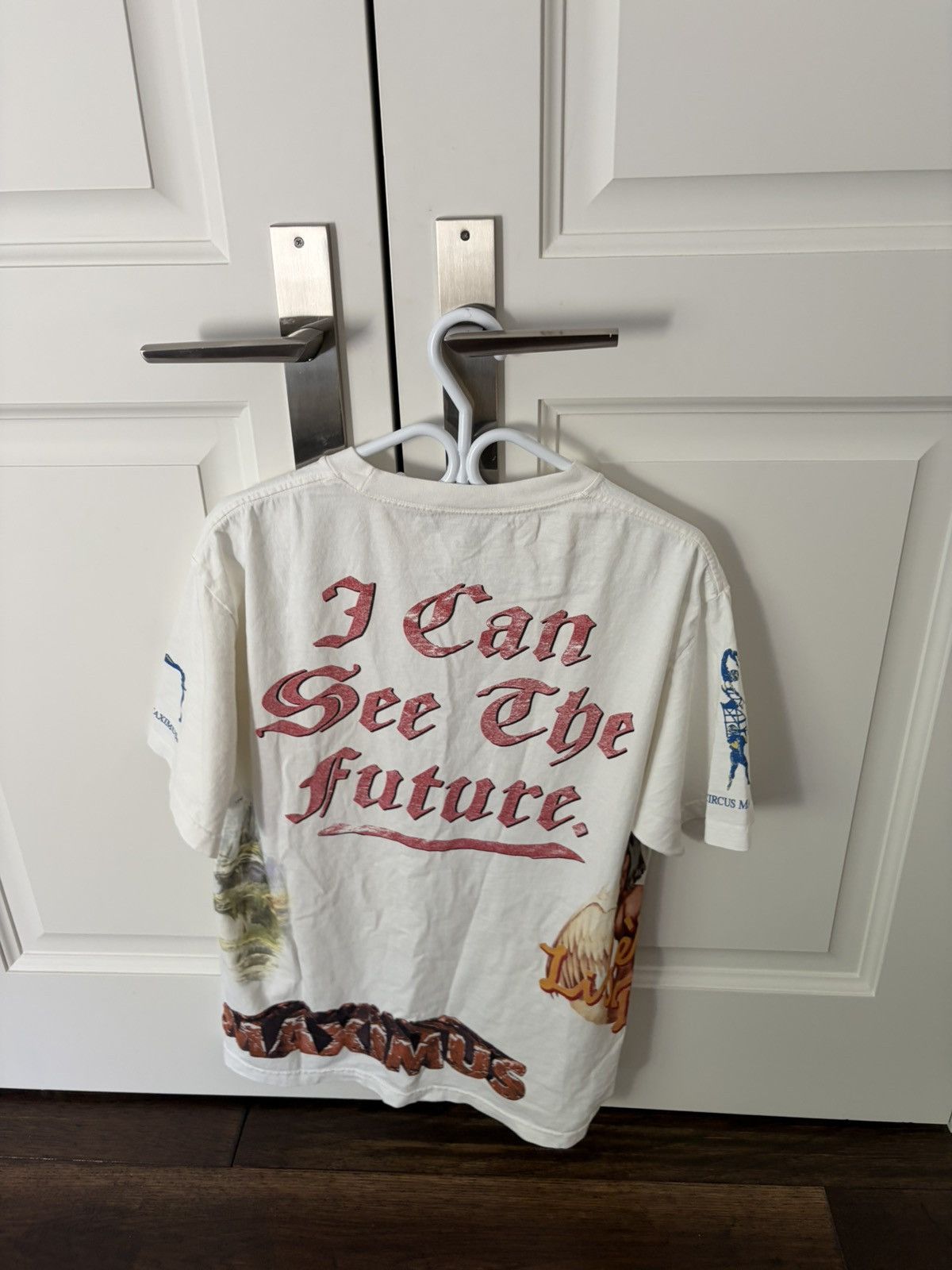 Travis Scott Utopia I can see the future t shirt Size US L / EU 52-54 / 3 - 2 Thumbnail
