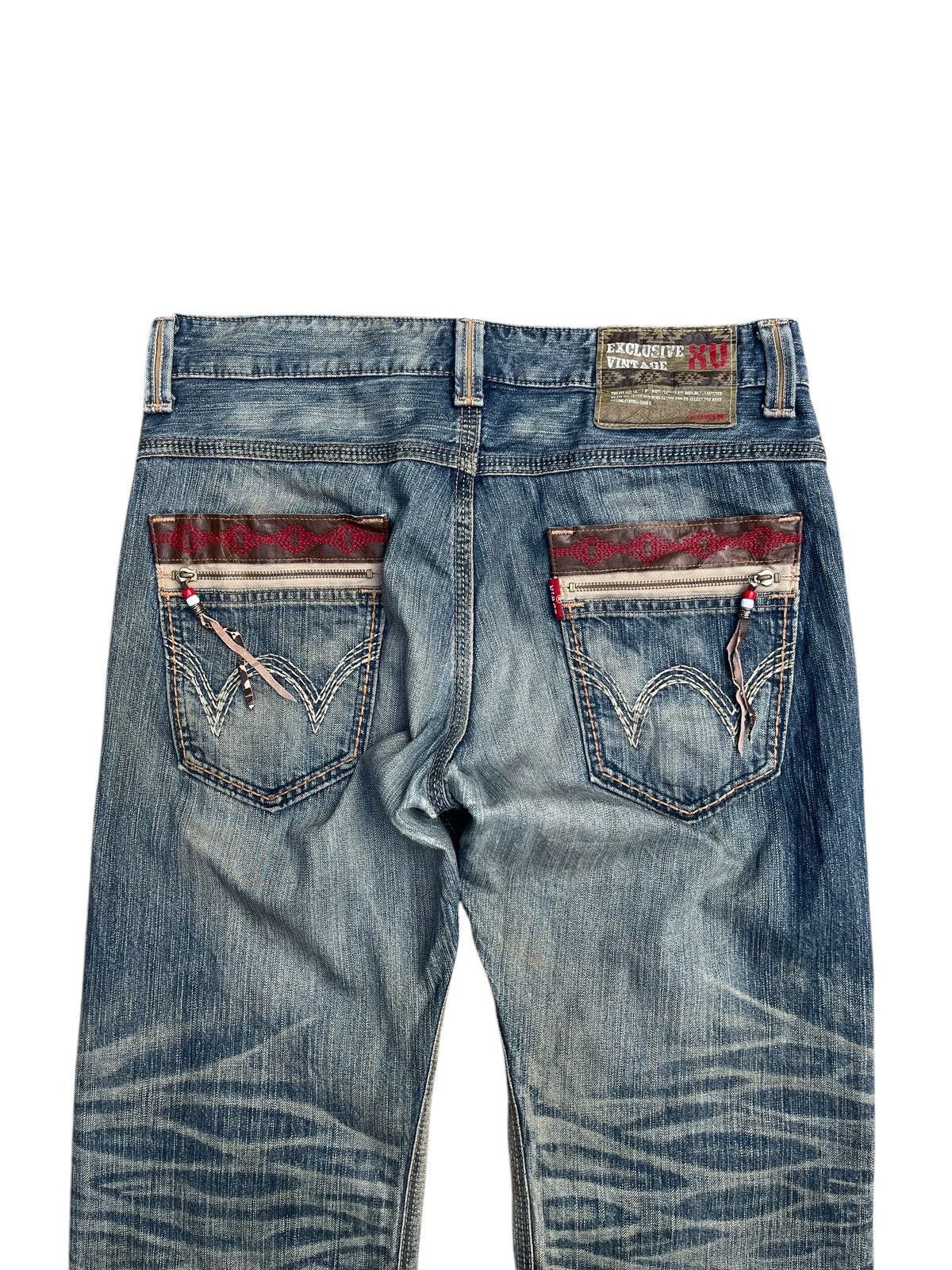 Edwin Edwin Vintage Denim Jeans Western Zipper Pocket Design Size US 34 / EU 50 - 4 Thumbnail