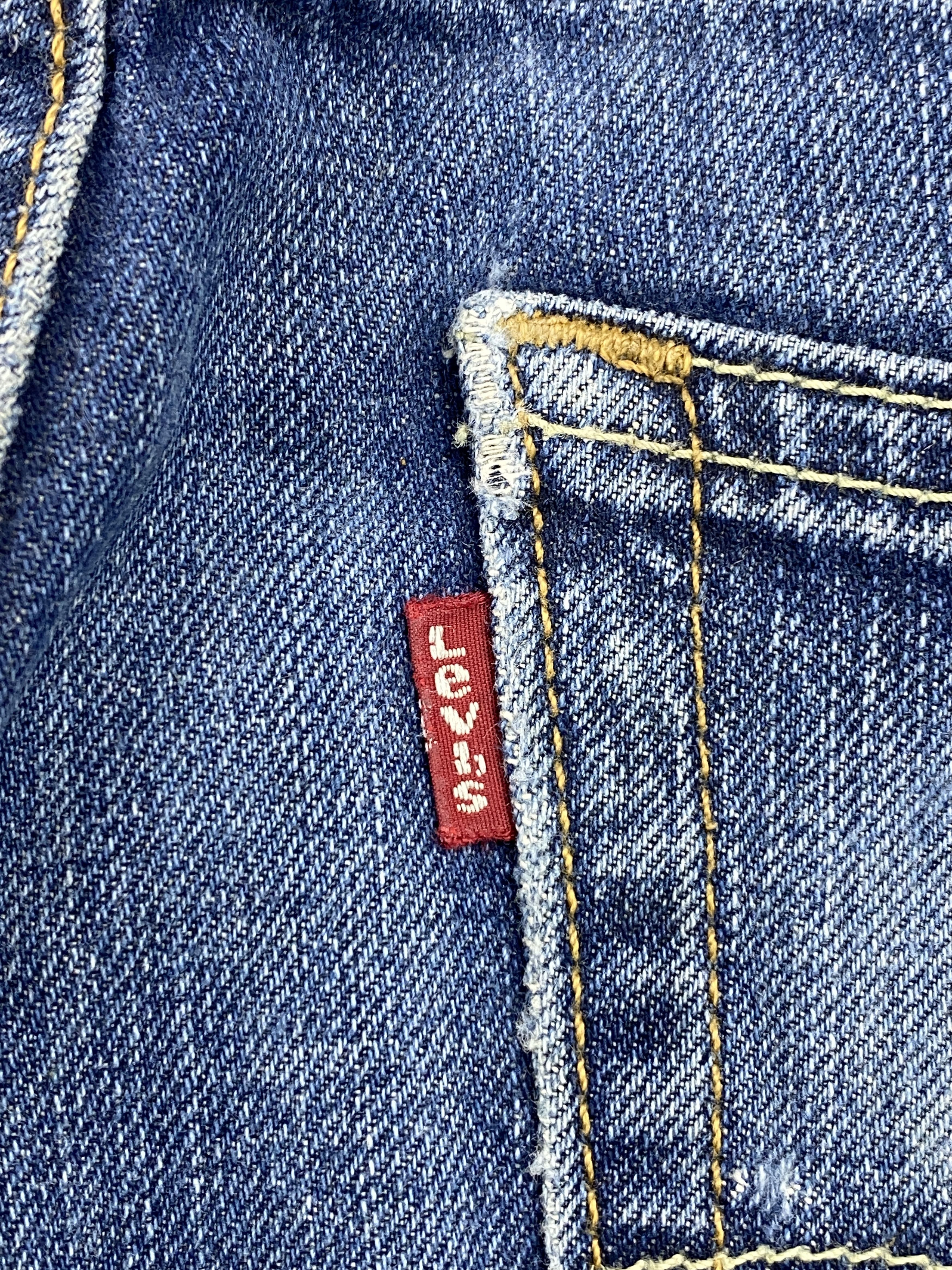 Levi's × Vintage Splatter Paint Vintage Levi's 527 Bootcut Jeans Size US 30 / EU 46 - 5 Thumbnail