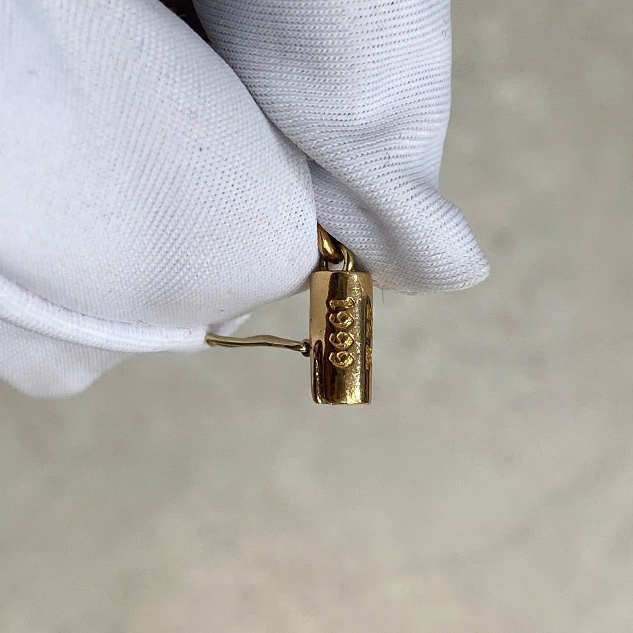 Chrome Hearts CHROME HEARTS Tiny E 22K Gold Bracelet Size ONE SIZE - 5 Thumbnail