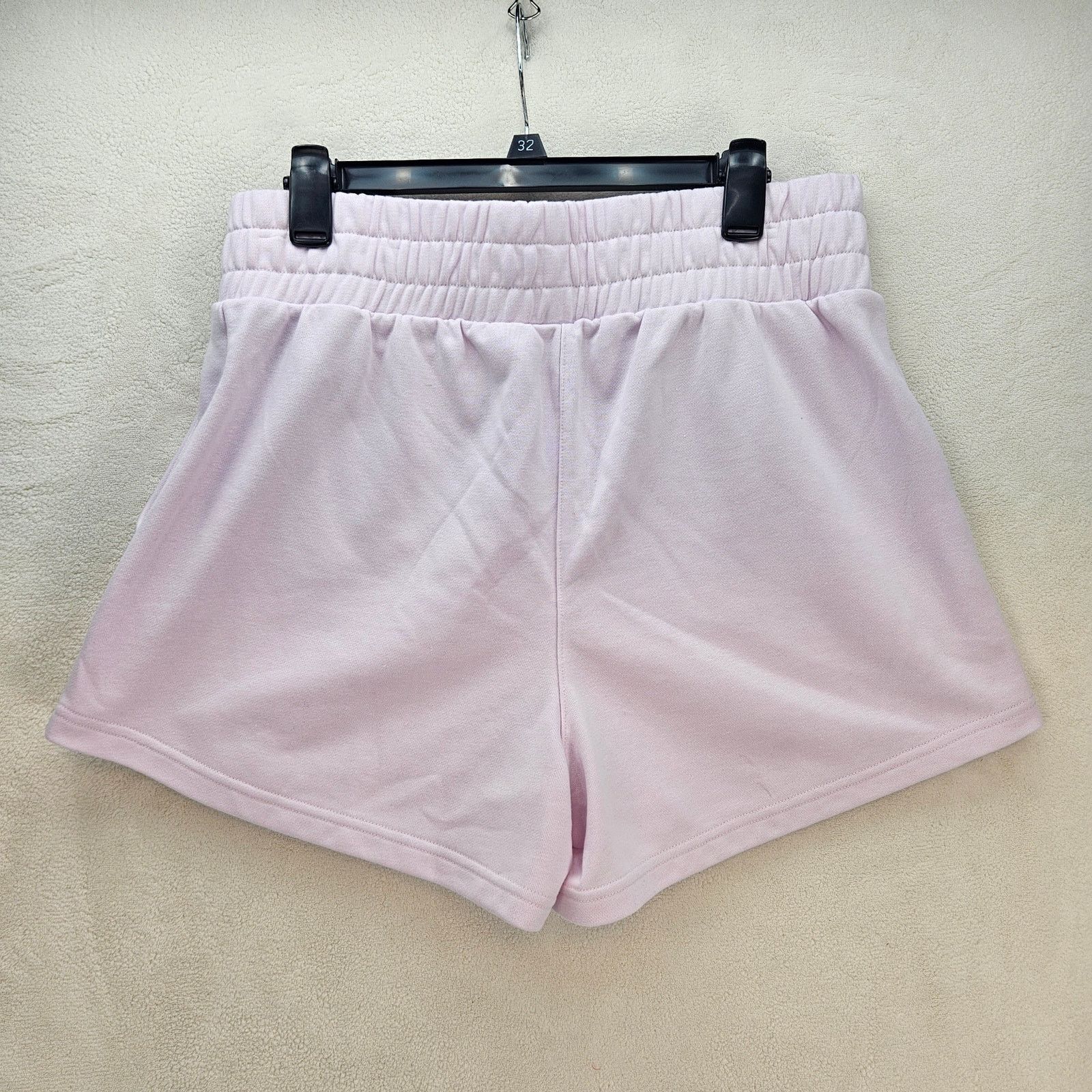 Adidas ADIDAS WOMEN'S XL HYPERGLAM FRENCH TERRY SHORTS VIOLET NWT Size 35" - 6 Thumbnail
