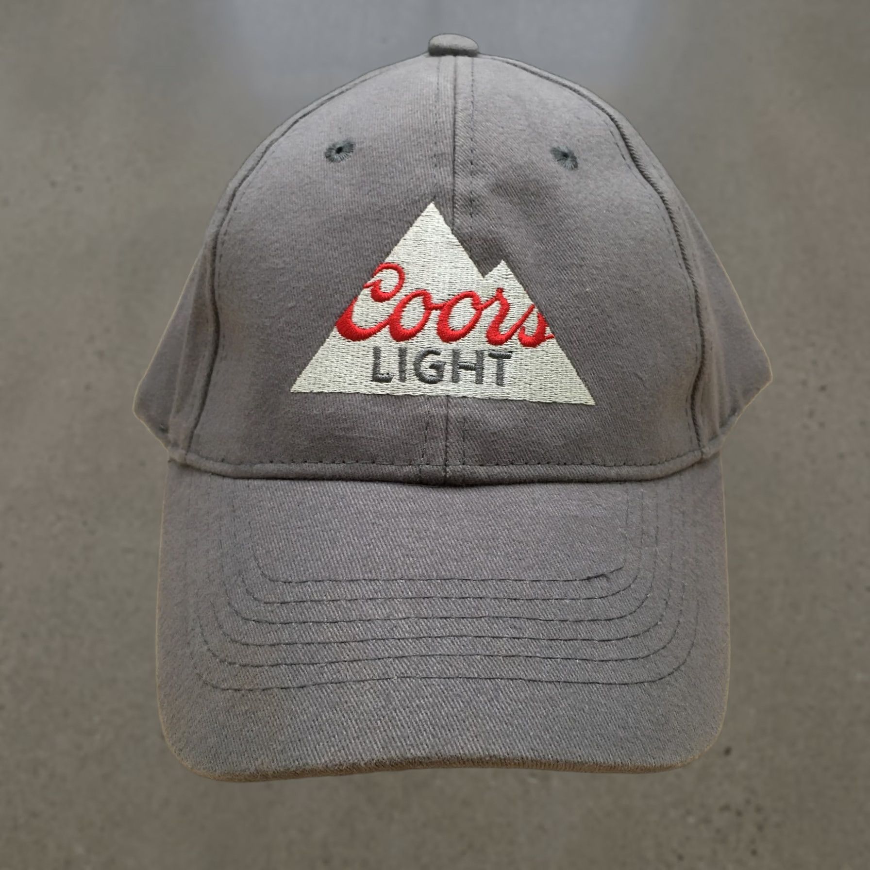 Vintage Coors Light Hat Baseball Cap Mens One Size Grey Acme Adjustable Back Casual Size ONE SIZE - 1 Thumbnail