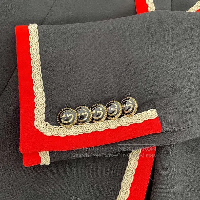 Gucci Gucci Embroidered logo suit jacket Size XS / US 0-2 / IT 36-38 - 5 Thumbnail