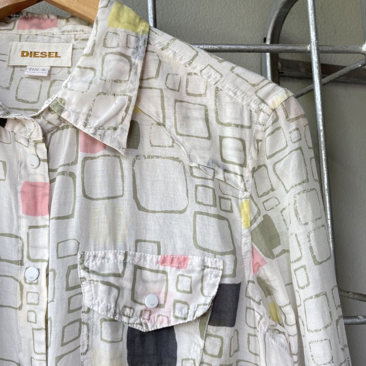 Diesel Diesel Abstract Multi-Frame Long Shirt Size M / US 6-8 / IT 42-44 - 10 Thumbnail