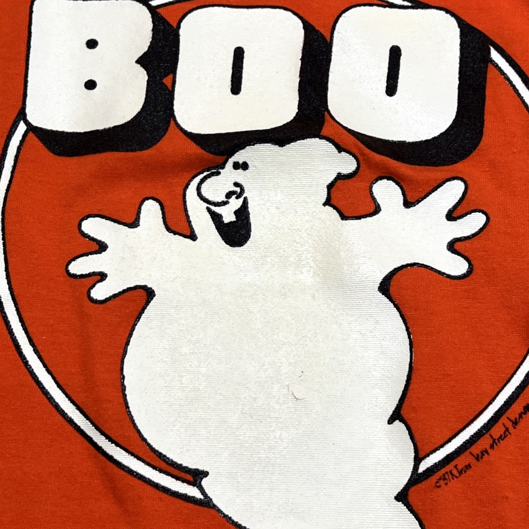 Vintage VINTAGE Boo Ghost Halloween Orange Shirt Jerseez USA L Halloween Ghosts Graphic Tee Mens Size US L / EU 52-54 / 3 - 7 Thumbnail