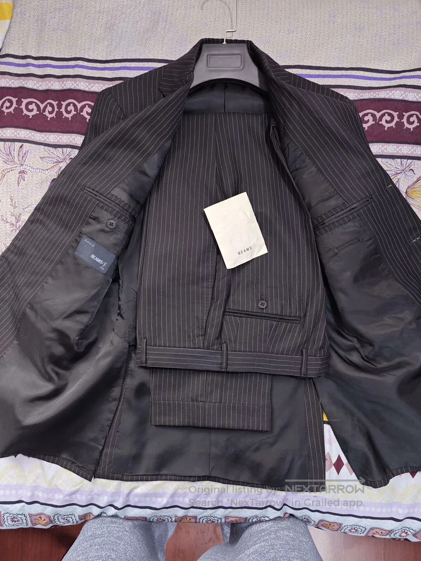 Ring Jacket Japanese Wool Suit Set from Beams F. Size US S / EU 44-46 / 1 - 6 Thumbnail