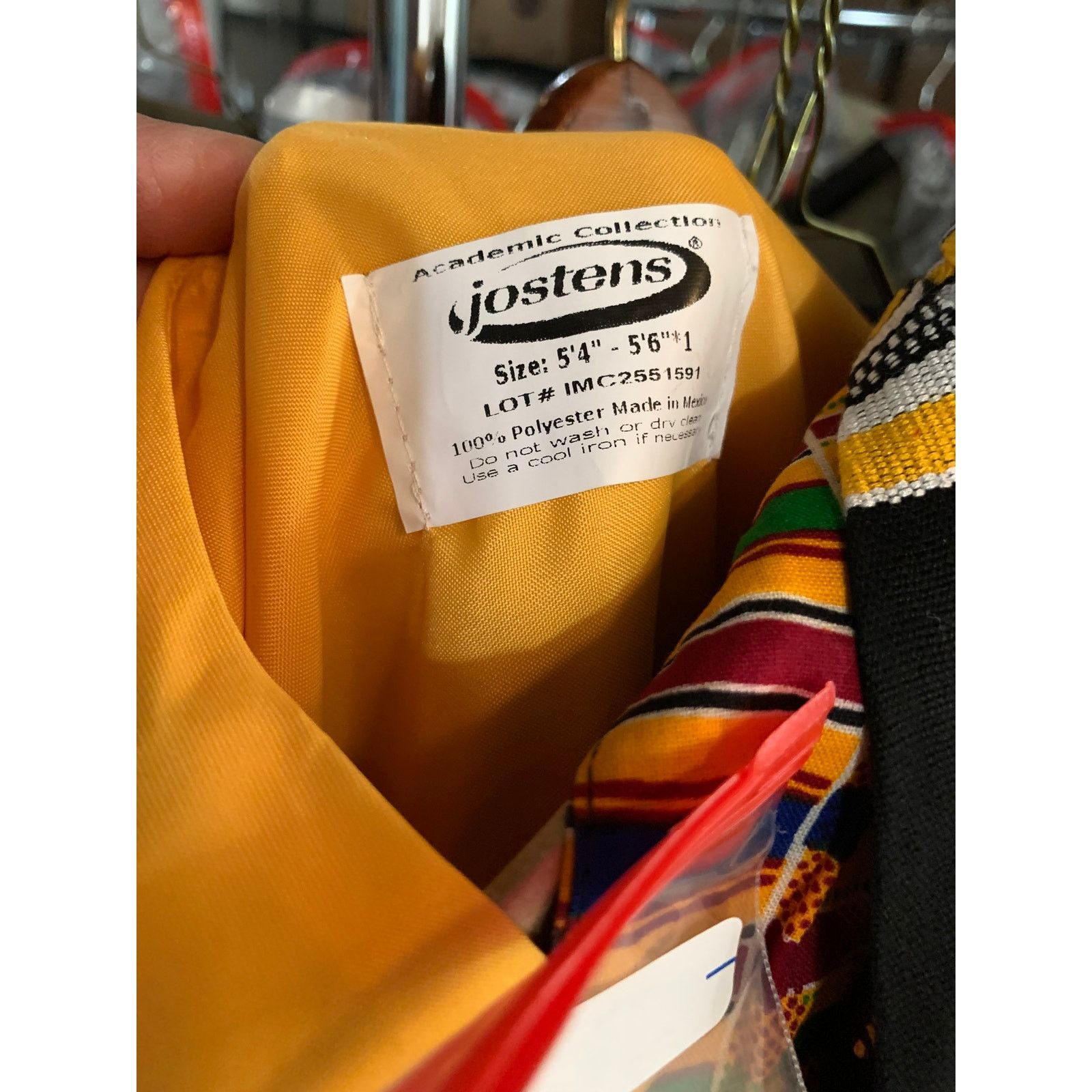Other Jostens Yellow Graduation Dresses Unisex 5'4"-5'6" Size XS / US 0-2 / IT 36-38 - 3 Thumbnail