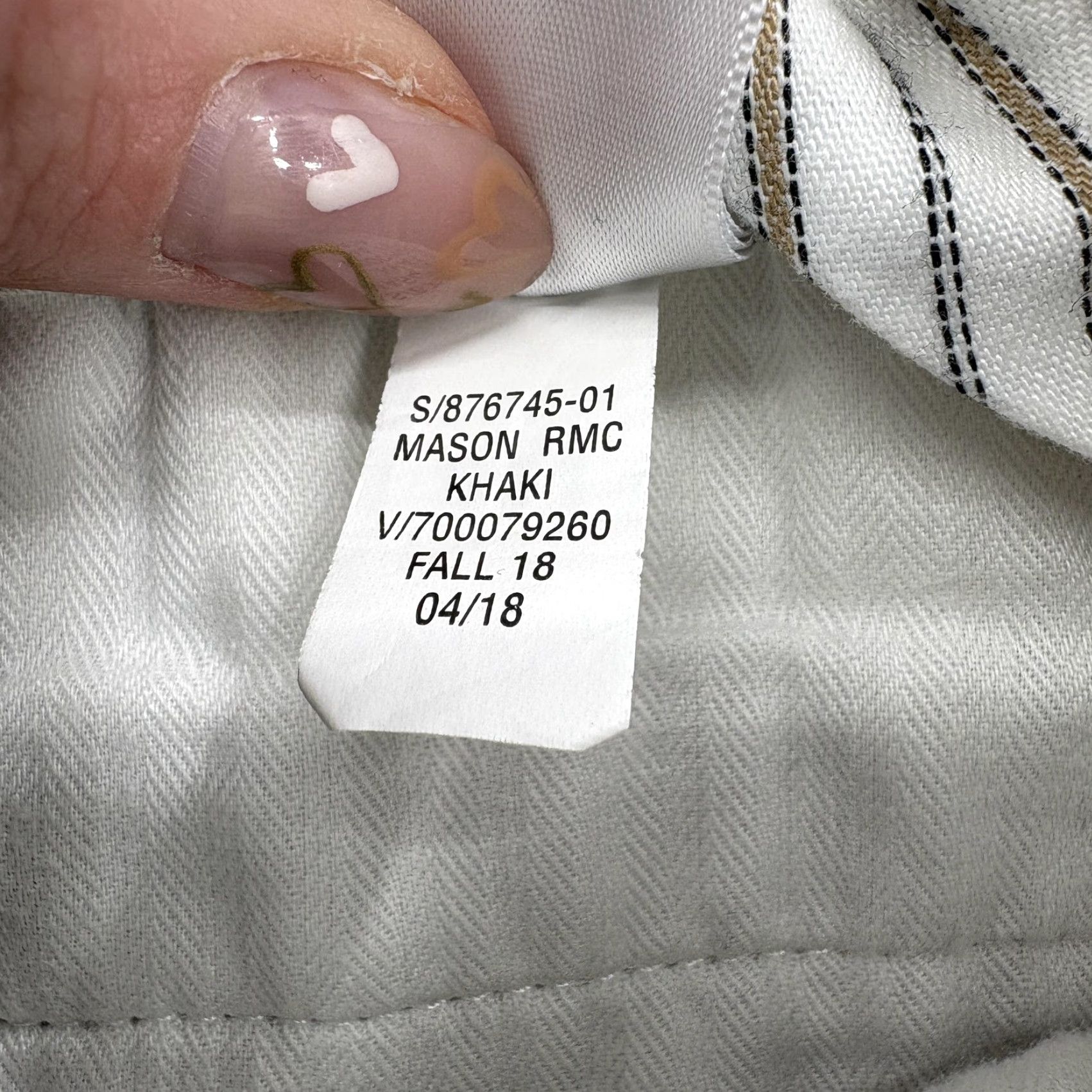 Banana Republic Banana Republic Rapid Movement Chino Pants Mens 33x28 Athletic Tapered Beige Solid Front Flat Pockets Zip Front Casual Business Mens Size US 33 - 6 Thumbnail