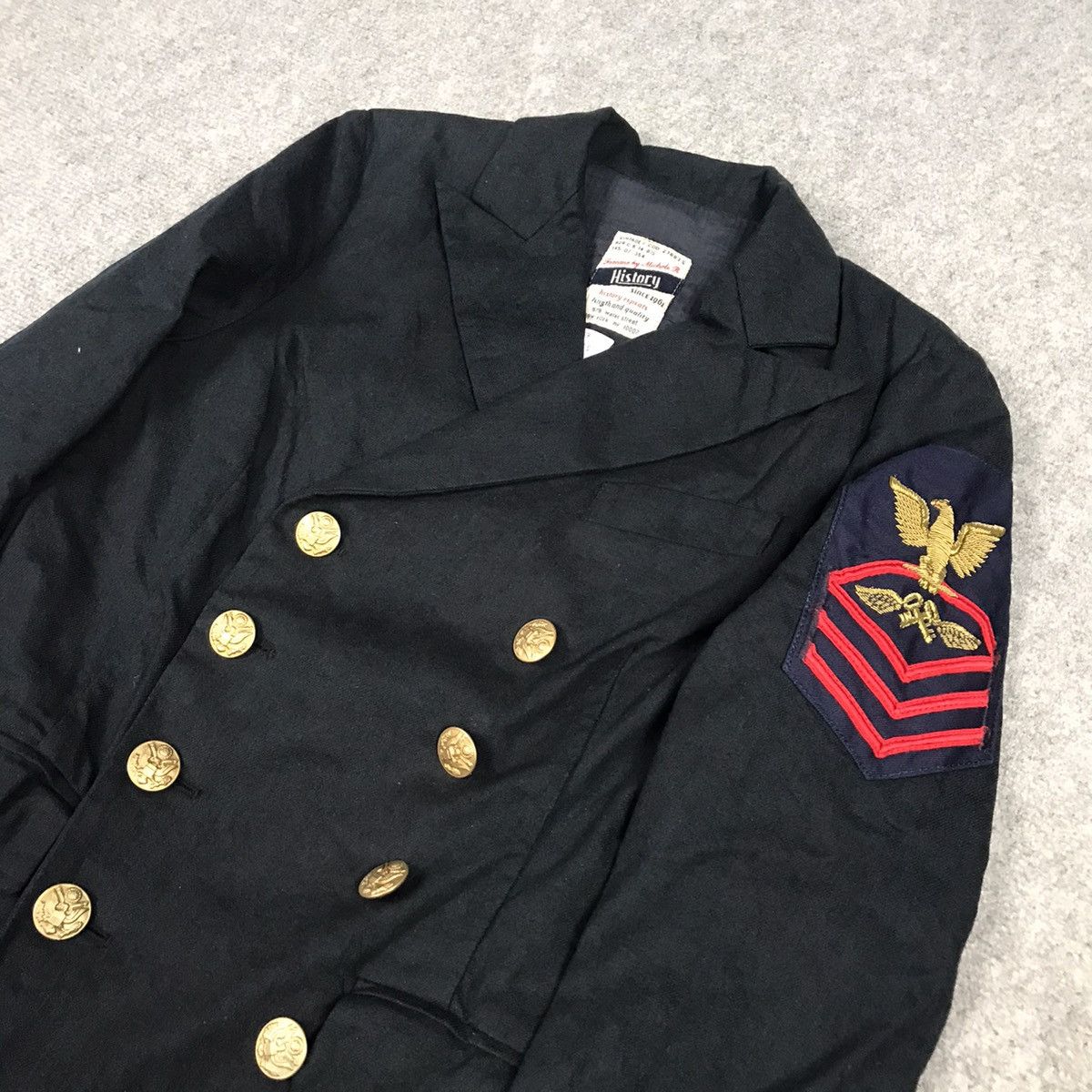 Vintage History double breasted blazer coat jacket Size US XS / EU 42 / 0 - 2 Thumbnail