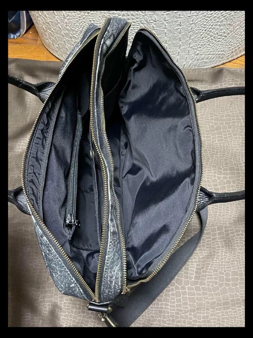 Jean Paul Gaultier Jean Paul Gaultier Silver Crocodile Doctor Bag Size ONE SIZE - 7 Thumbnail