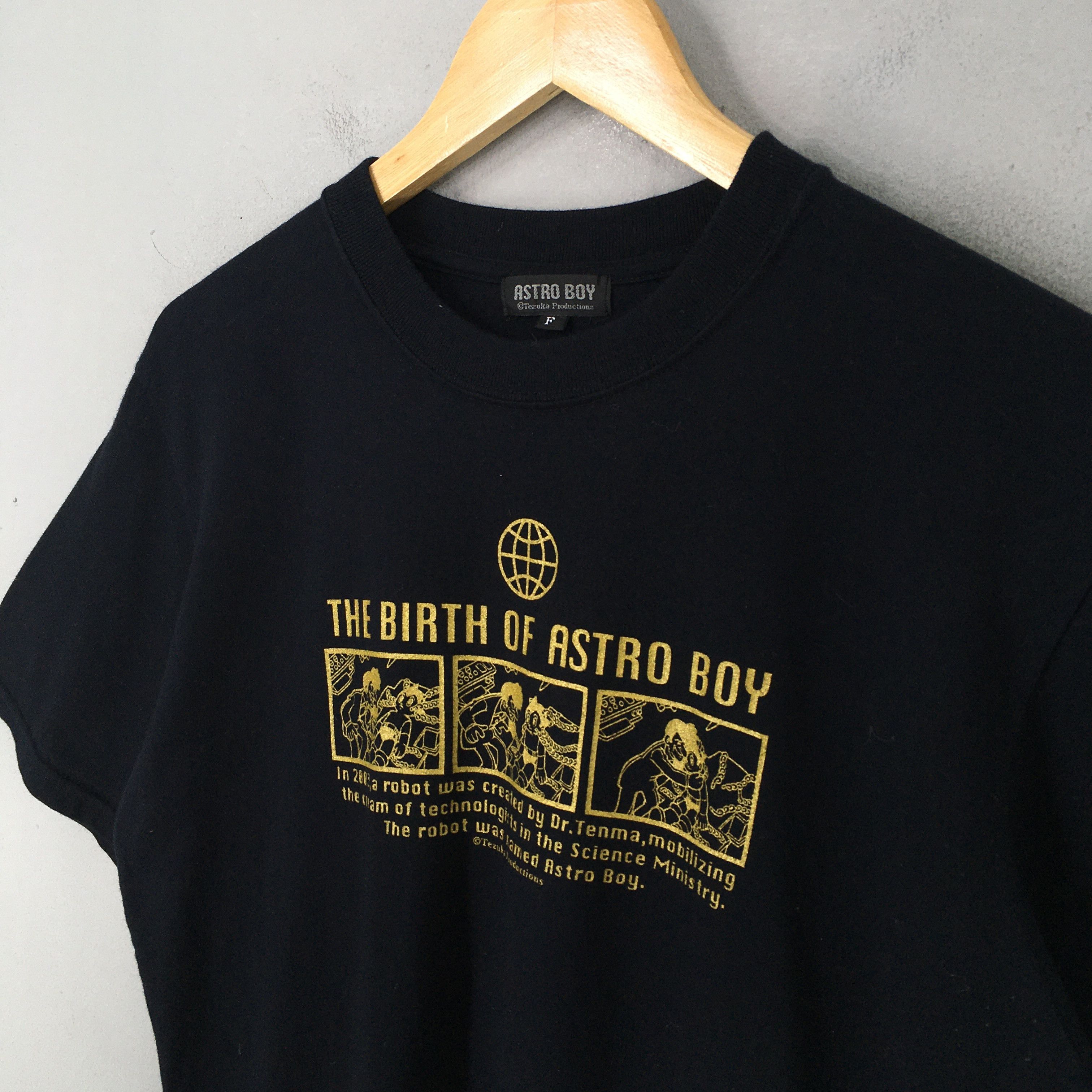 Anime × Japanese Brand × Vintage Vintage The Birth Of Astro Boy Japanese Anime Black Medium Size US M / EU 48-50 / 2 - 4 Thumbnail