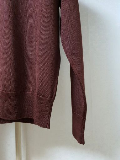 Tom Ford o1sm1stk0824 Knit Silk Mockneck Sweater in Brown Size US M / EU 48-50 / 2 - 3 Thumbnail