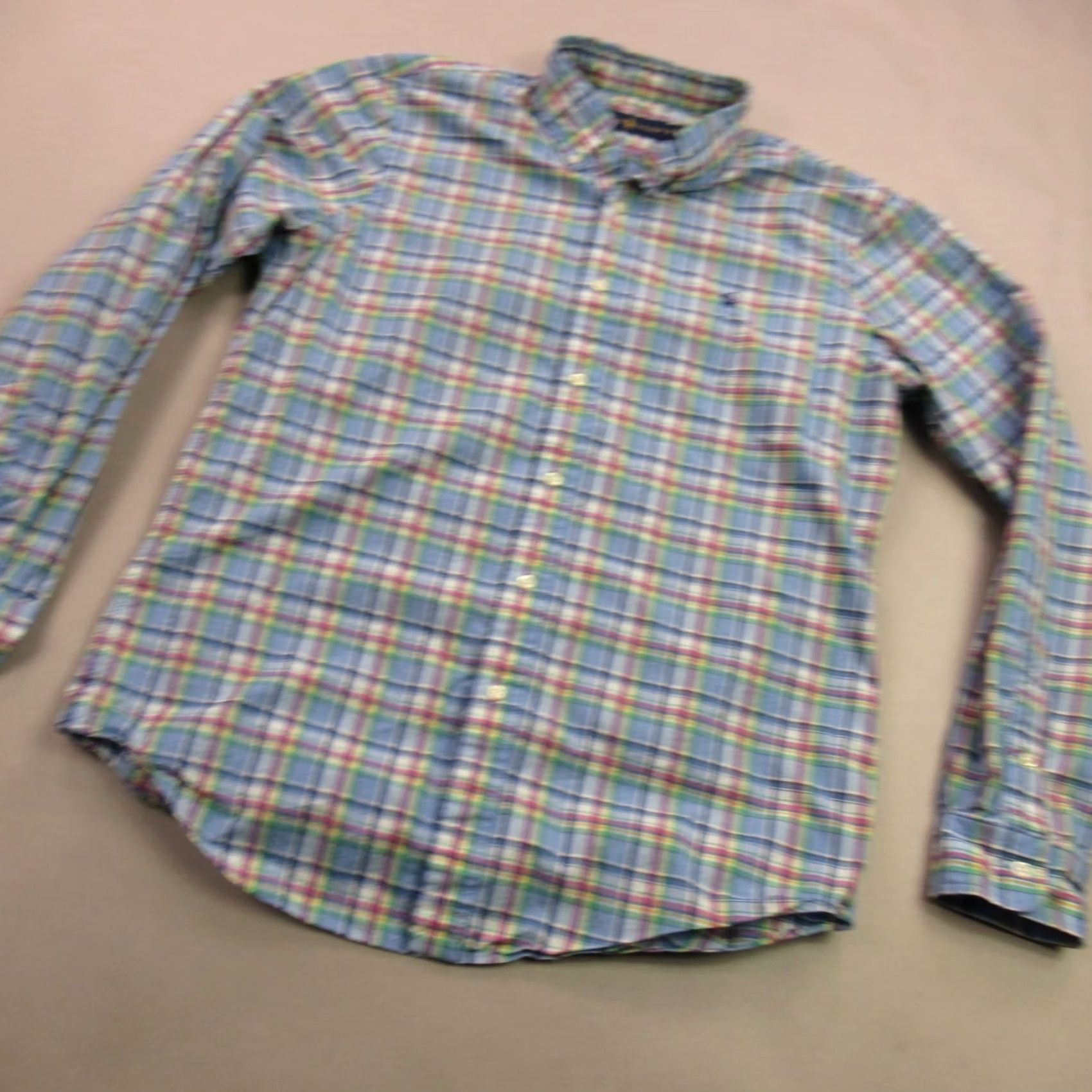 Polo Ralph Lauren Ralph Lauren Shirt Mens Medium Plaid Long Sleeve Button Front Lightweight Casual Size US M / EU 48-50 / 2 - 2 Thumbnail