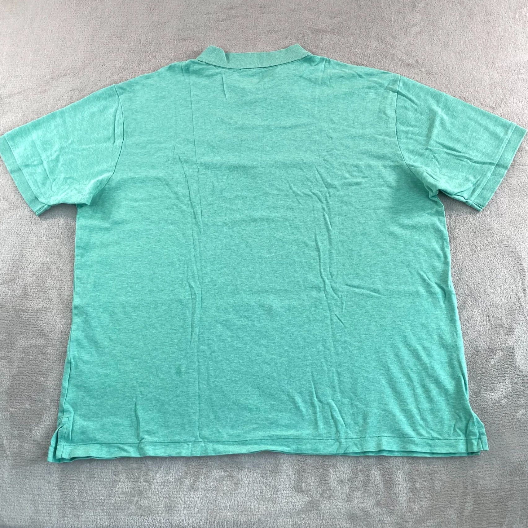 Polo Ralph Lauren Polo Ralph Lauren Shirt Men 2XB Big Heather Green Interlock Flesh Pony Preppy Size US XXL / EU 58 / 5 - 4 Thumbnail