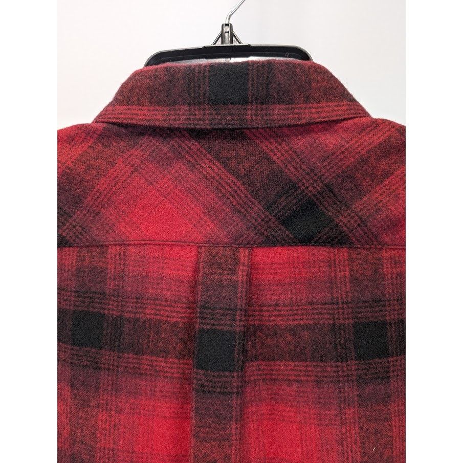 Saint Laurent Paris o1rshd1 Checked Button Up Shirt in Red/Black Size US M / EU 48-50 / 2 - 13 Thumbnail