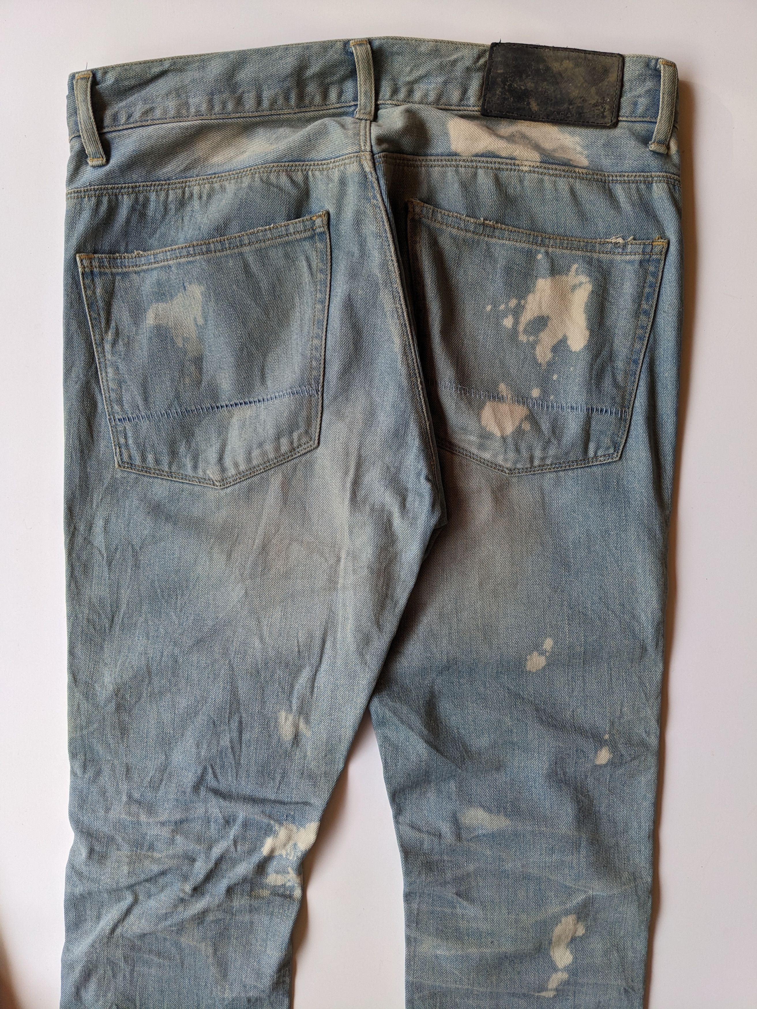 If Six Was Nine × Japanese Brand Acanthus ripped destroy straight jeans Size US 33 - 6 Thumbnail