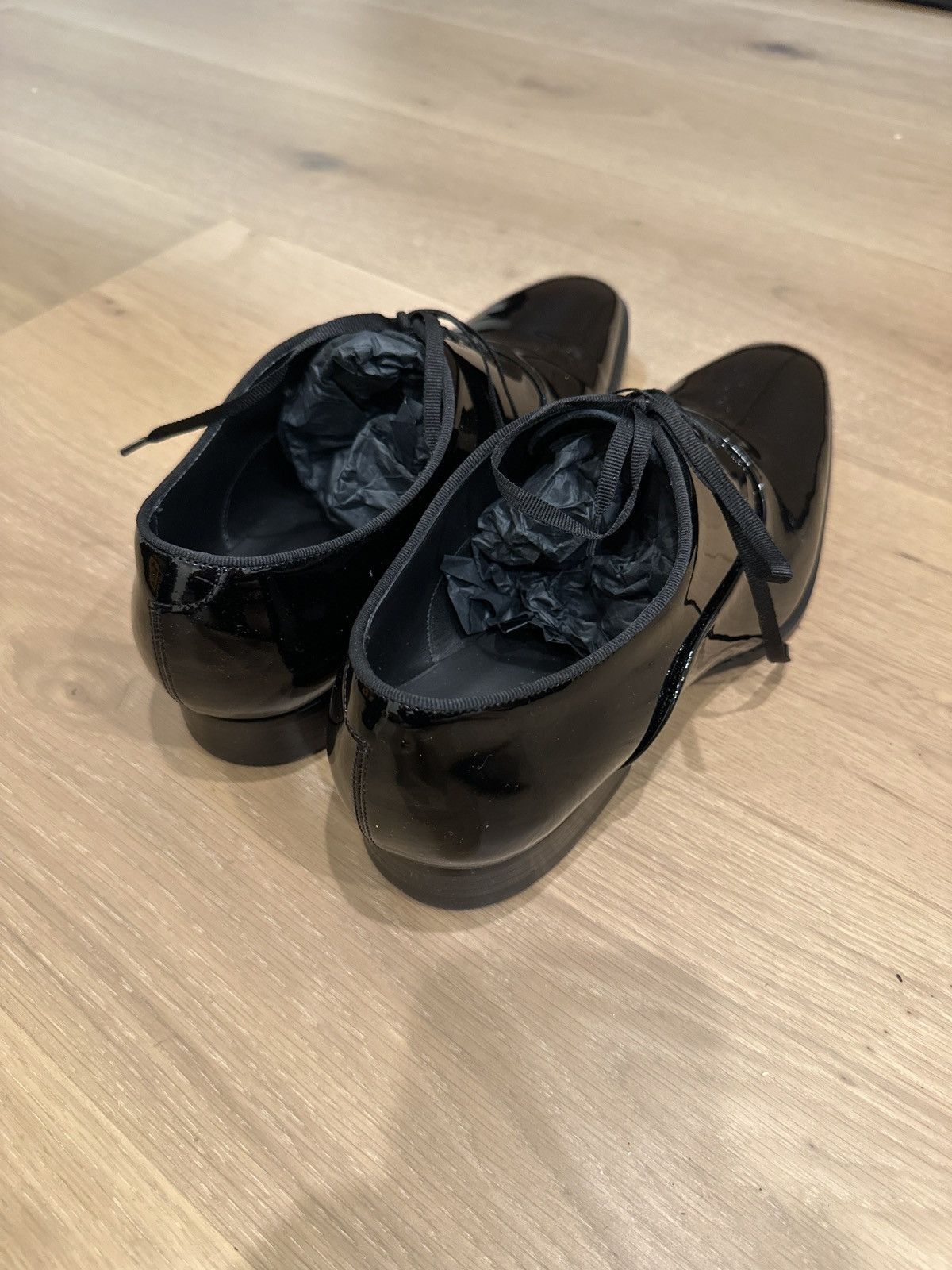 Suitsupply 7.5UK black Patent leather shoes, never worn Size US 8.5 / EU 41-42 - 5 Thumbnail