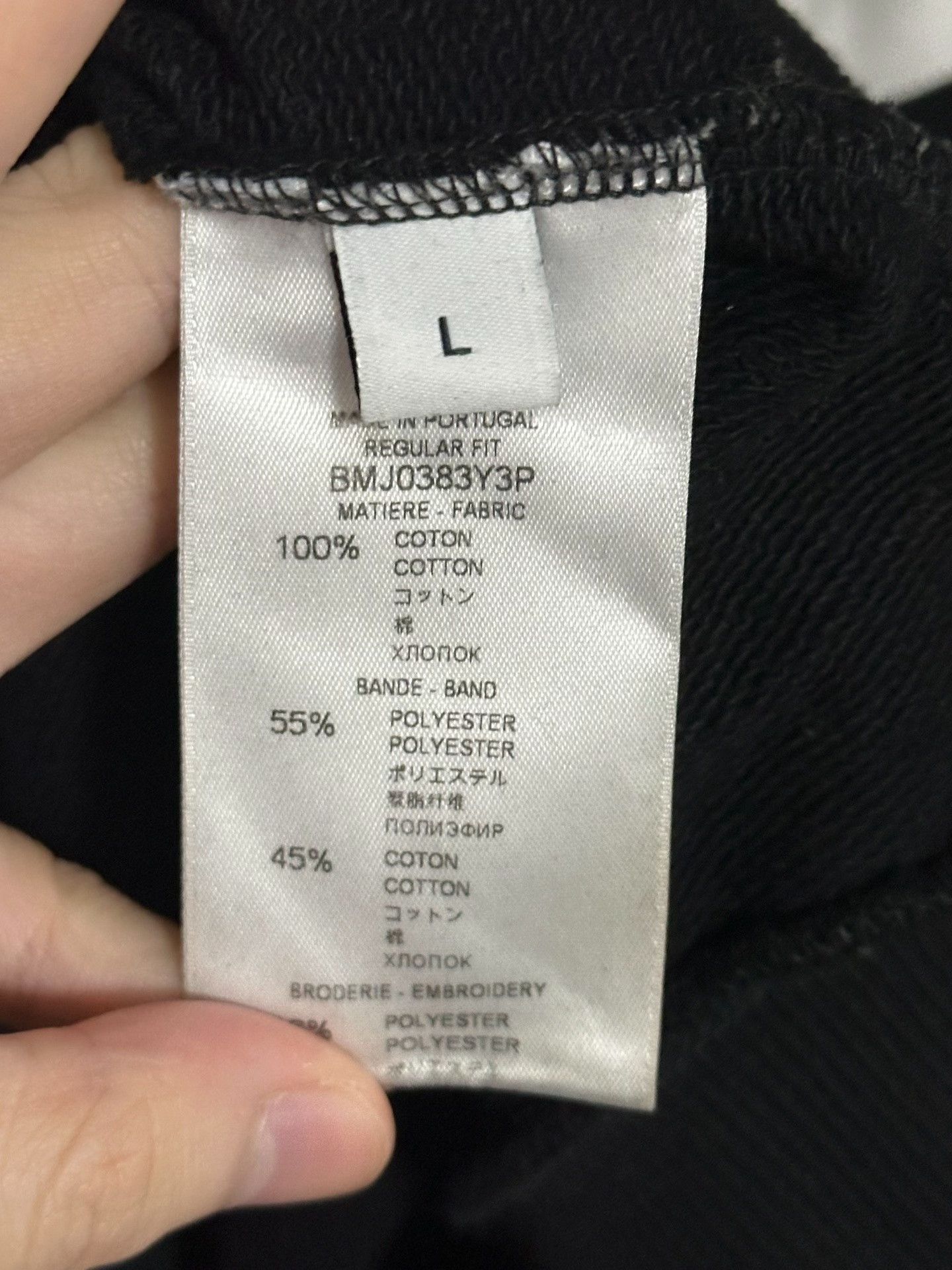 Givenchy Givenchy Embroidered Logo Crewneck Sweatshirt Size US L / EU 52-54 / 3 - 4 Thumbnail