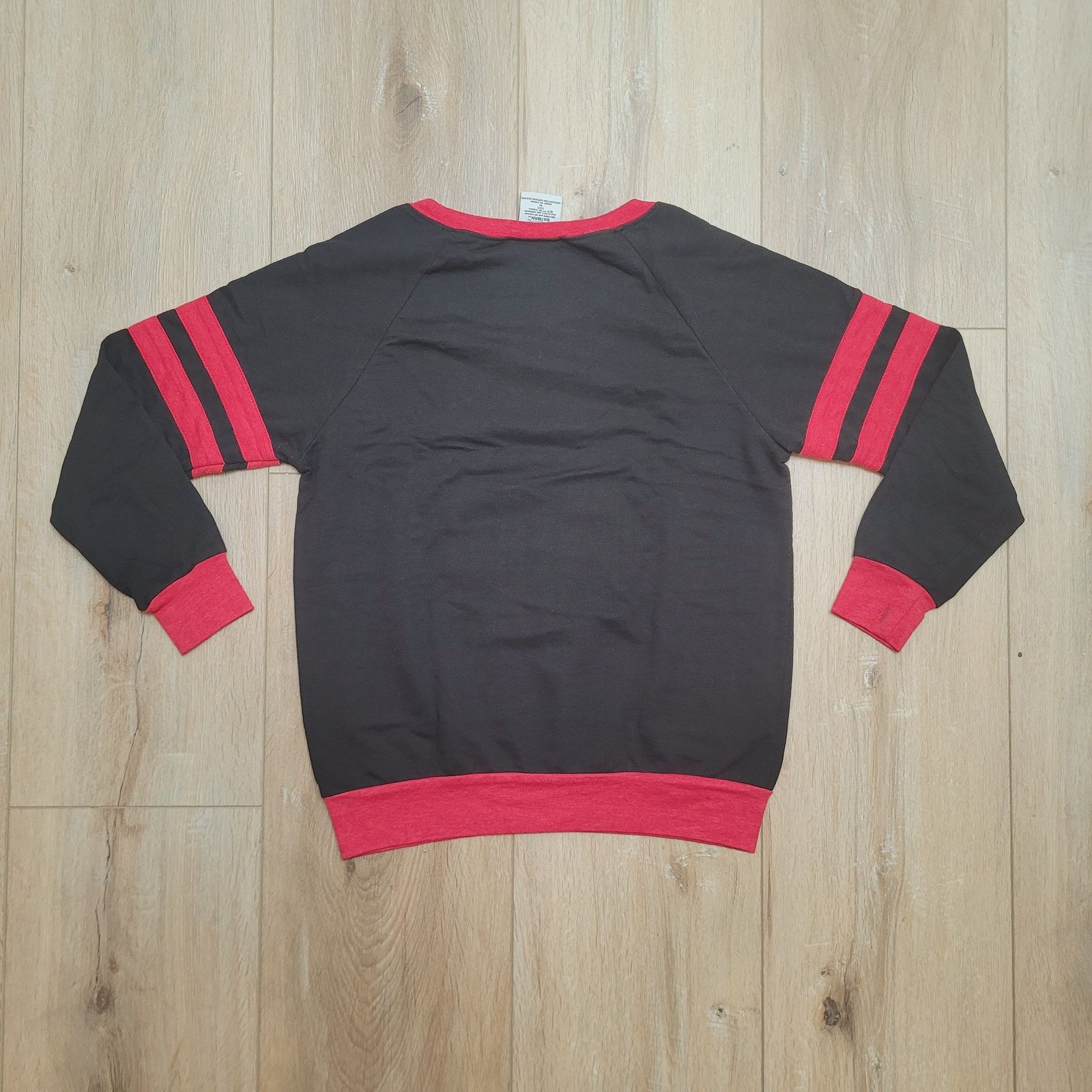 DC Comics Harley Quinn Womens Small T-Shirt (Junior M Tag) Raglan Size S / US 4 / IT 40 - 4 Thumbnail