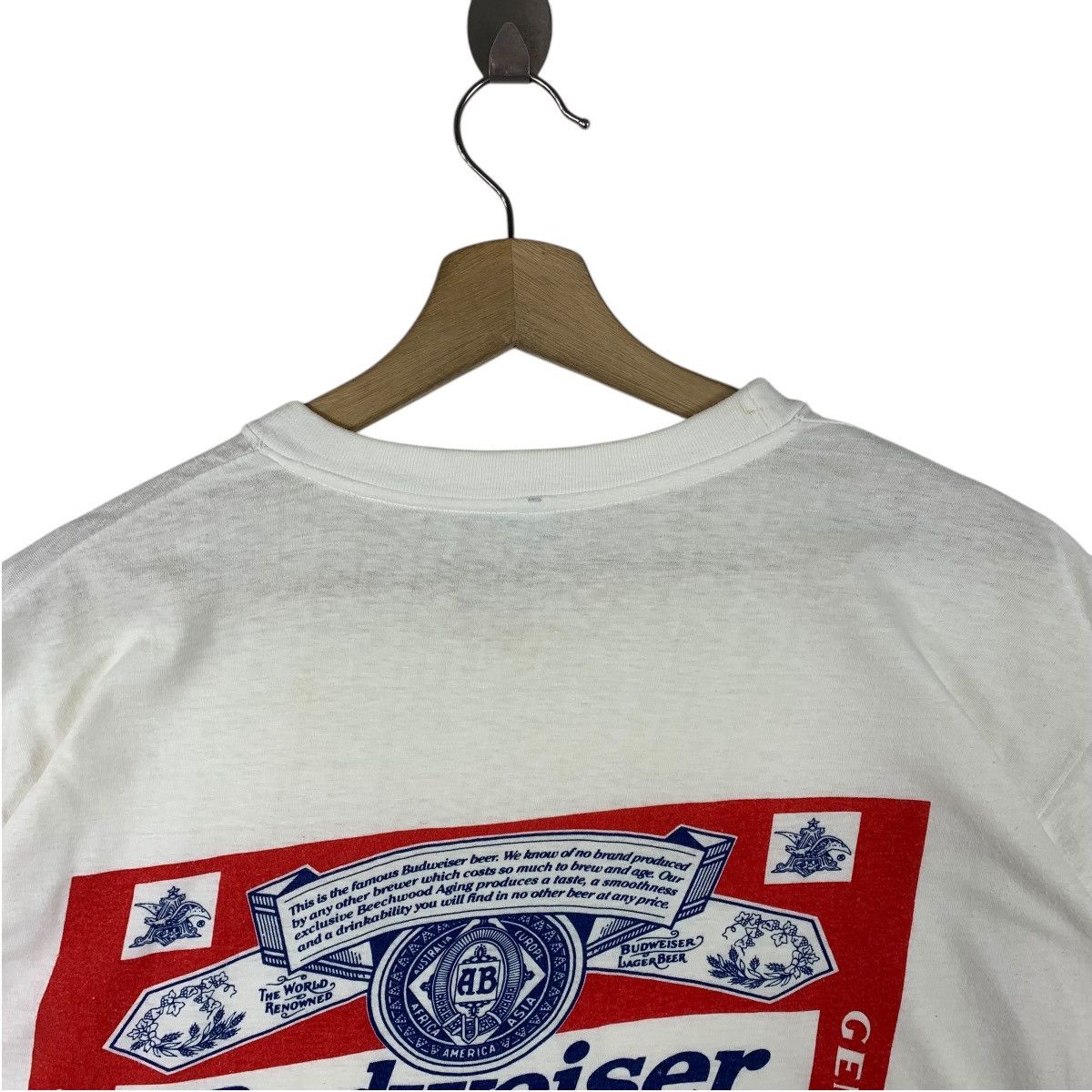 Budweiser × Vintage Vintage BUDWEISER big print tee Size US L / EU 52-54 / 3 - 9 Thumbnail
