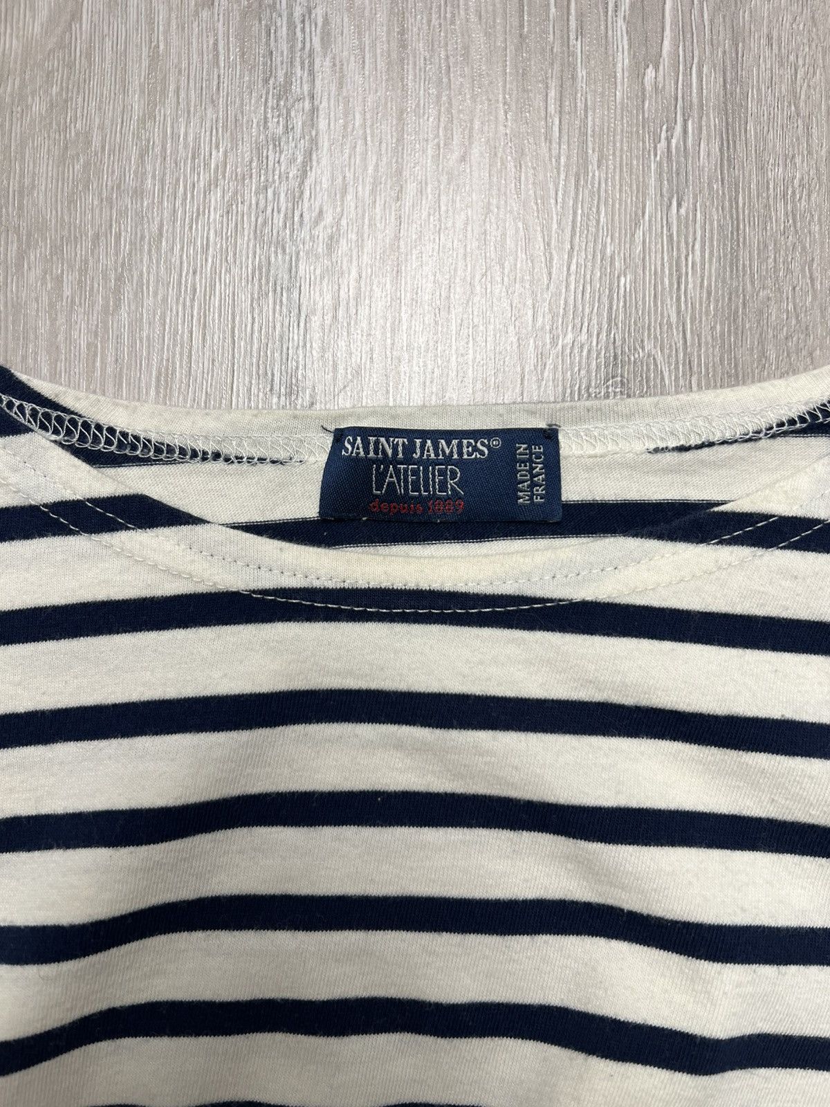 Saint James Saint James Striped Long Sleeve Jean Paul 1 Vibe Kurt Cobain Size S / US 4 / IT 40 - 4 Thumbnail