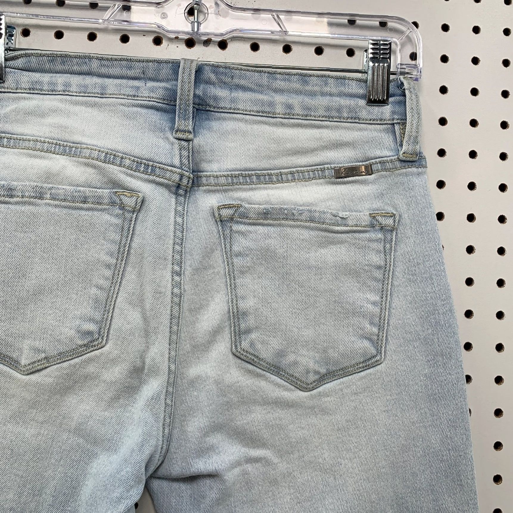 Vintage KanCan Denim Jeans Womens 28x25.5 Tag 7/27 Medium High Rise Bootcut Denim Jeans Blue 5-Pocket Design Womens Jeans Bootcut 28x25.5 Mens? Size 28" / US 6 / IT 42 - 7 Thumbnail