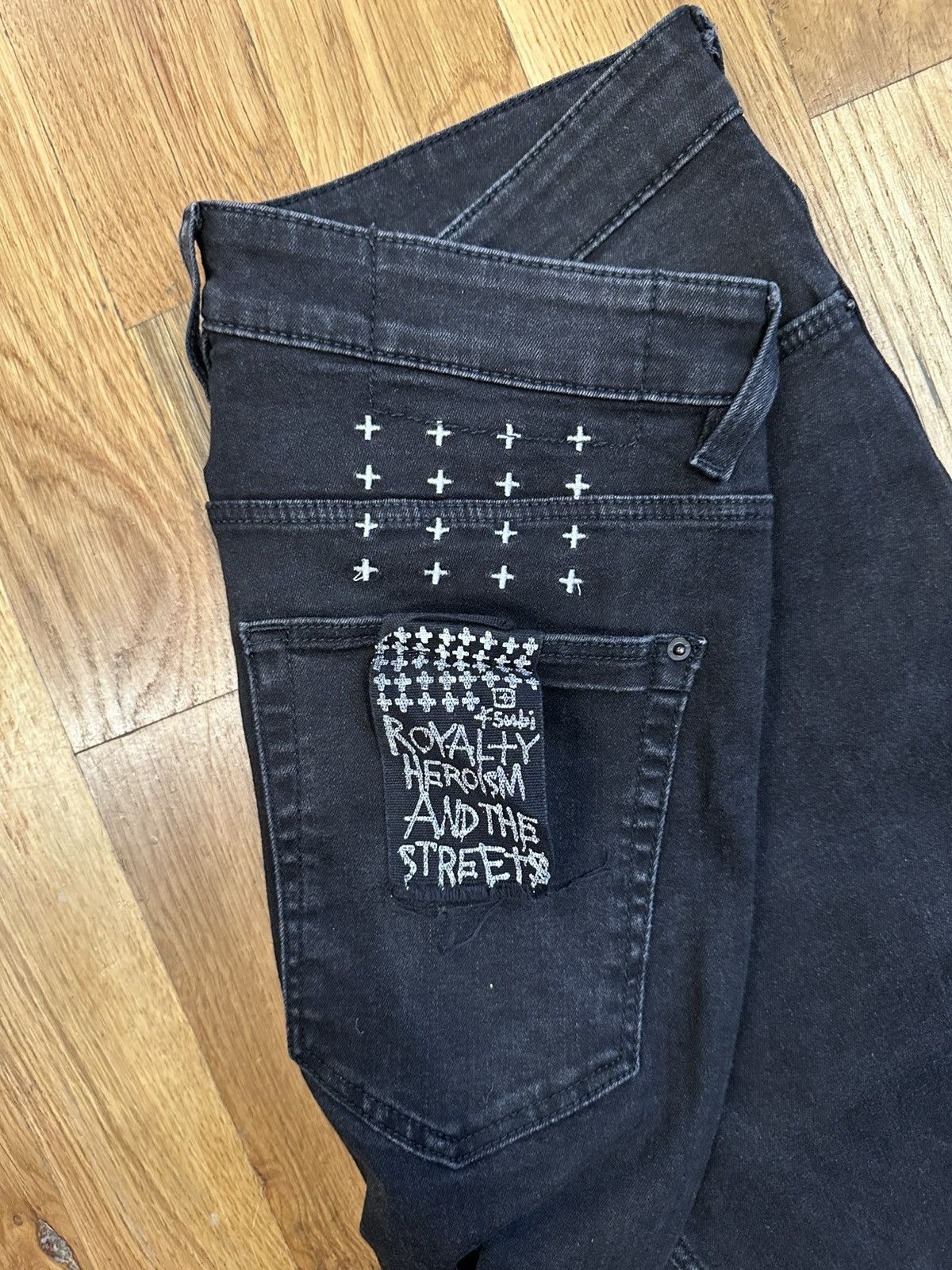 Ksubi Ksubi Plain Black Denim Jeans Size 31 Size US 31 - 4 Thumbnail