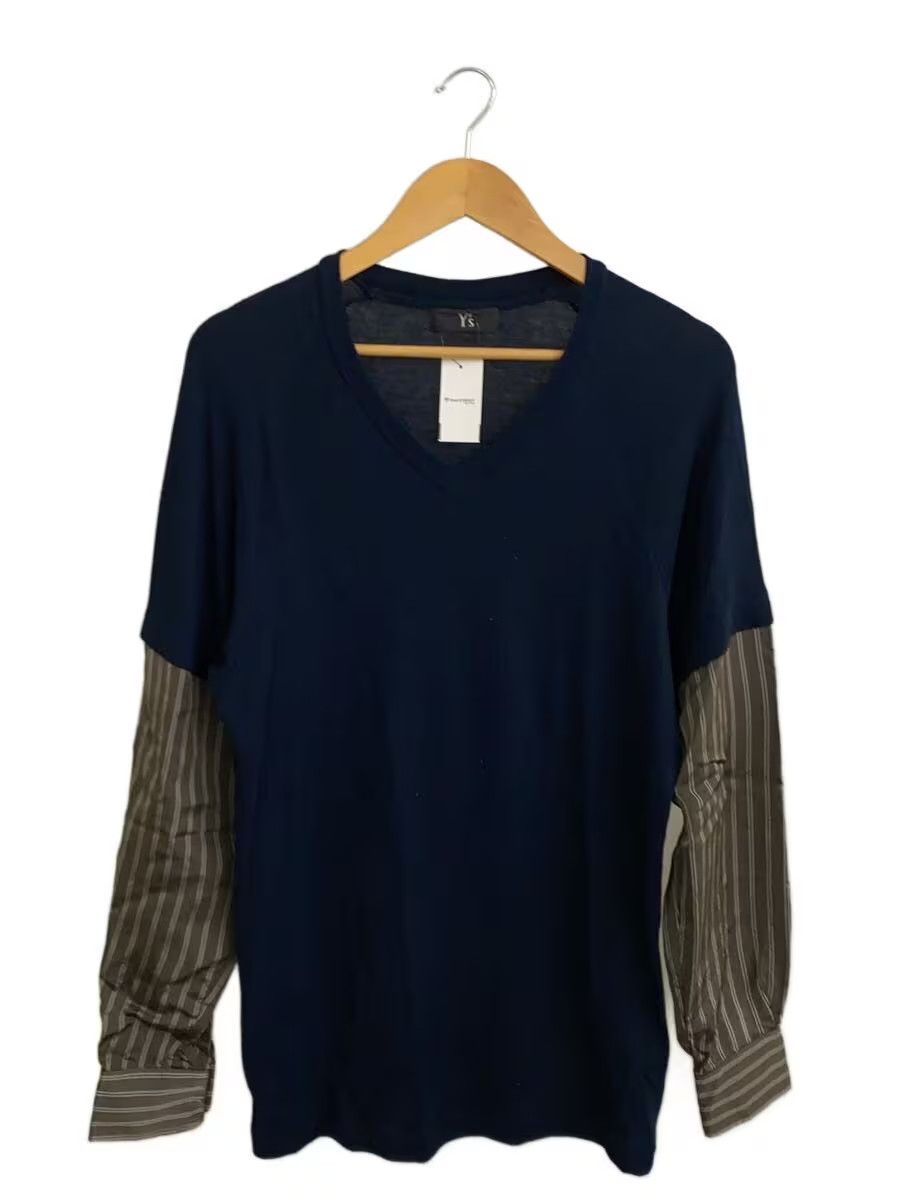 Yohji Yamamoto Hybrid Striped Long Sleeve Tee Size US M / EU 48-50 / 2 - 1 Thumbnail