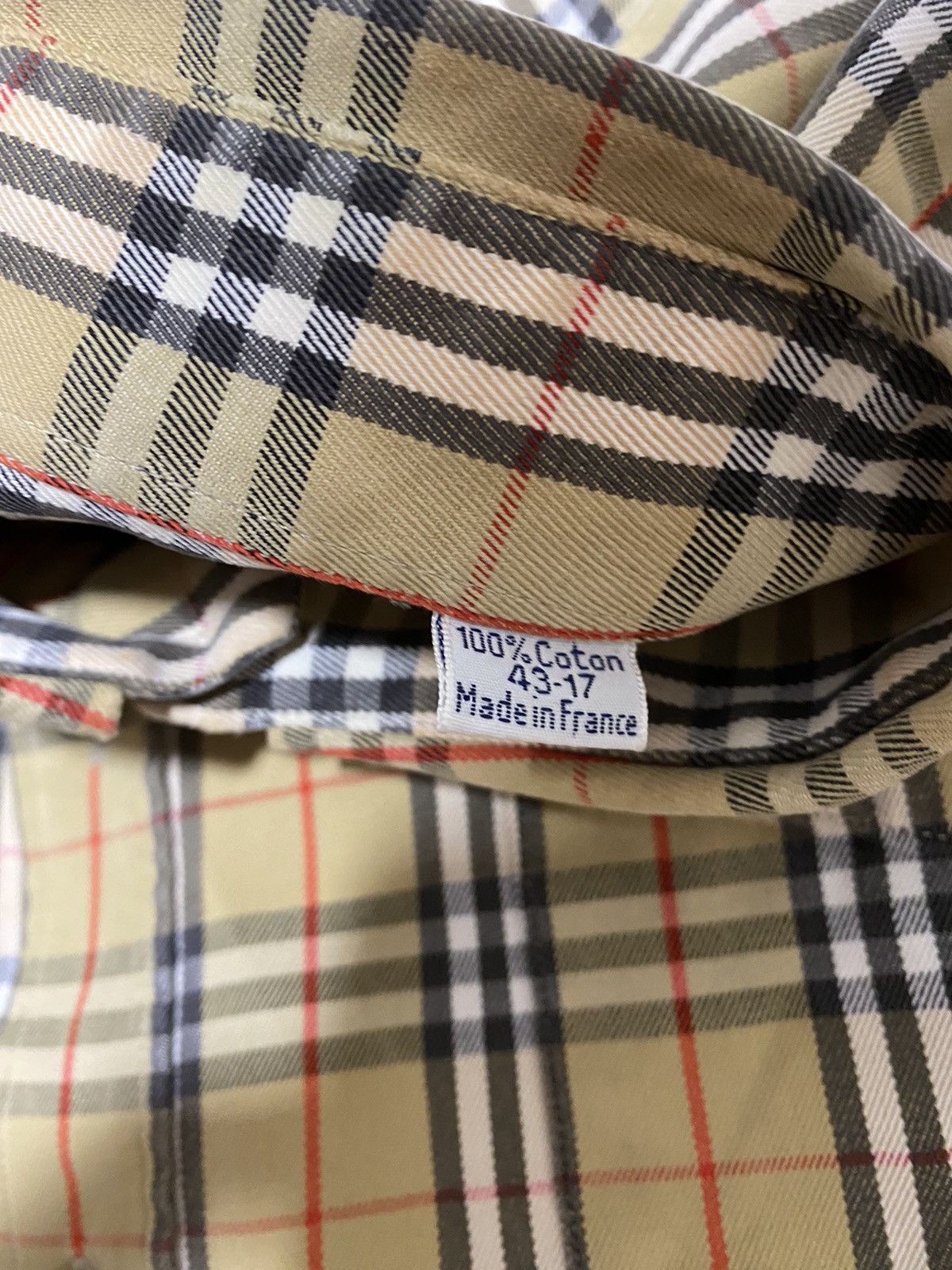 Vintage 90s Burberrys of London Button Nova Check Shirt Y2K
