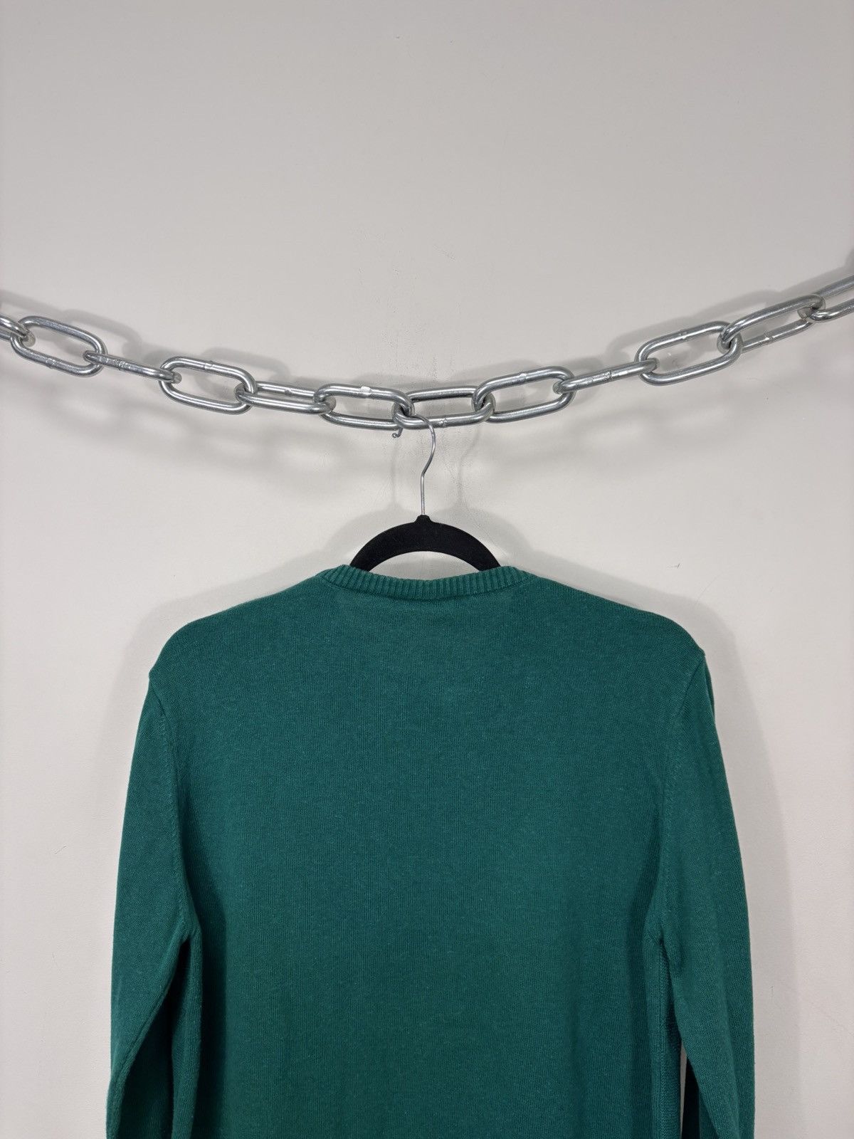 Lacoste Lacoste Men’s Argyle Knit Pattern Cotton Green Sweater Size US L / EU 52-54 / 3 - 12 Thumbnail