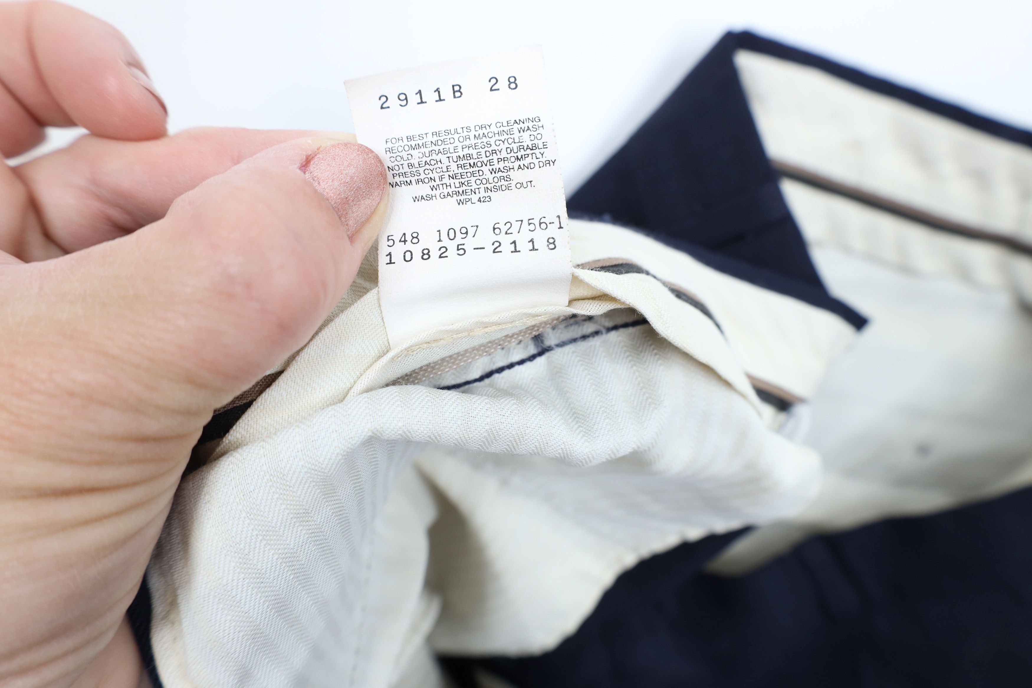 Vintage Vintage 90s Worsted Wool Blend Wide Leg Chino Pants USA Size US 44 / EU 60 - 10 Thumbnail