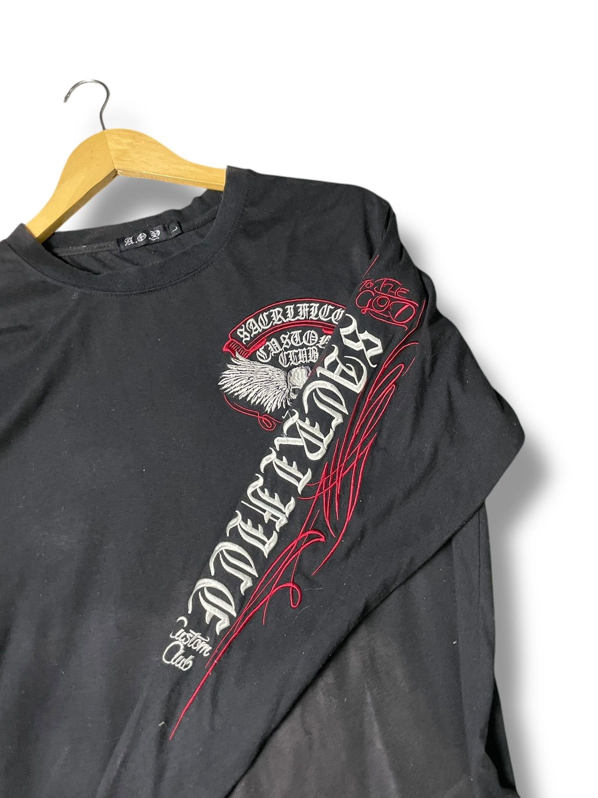 Japanese Brand A.O.D Japanese Brand Punk Long Sleeve Shirt (65) Size US L / EU 52-54 / 3 - 6 Thumbnail