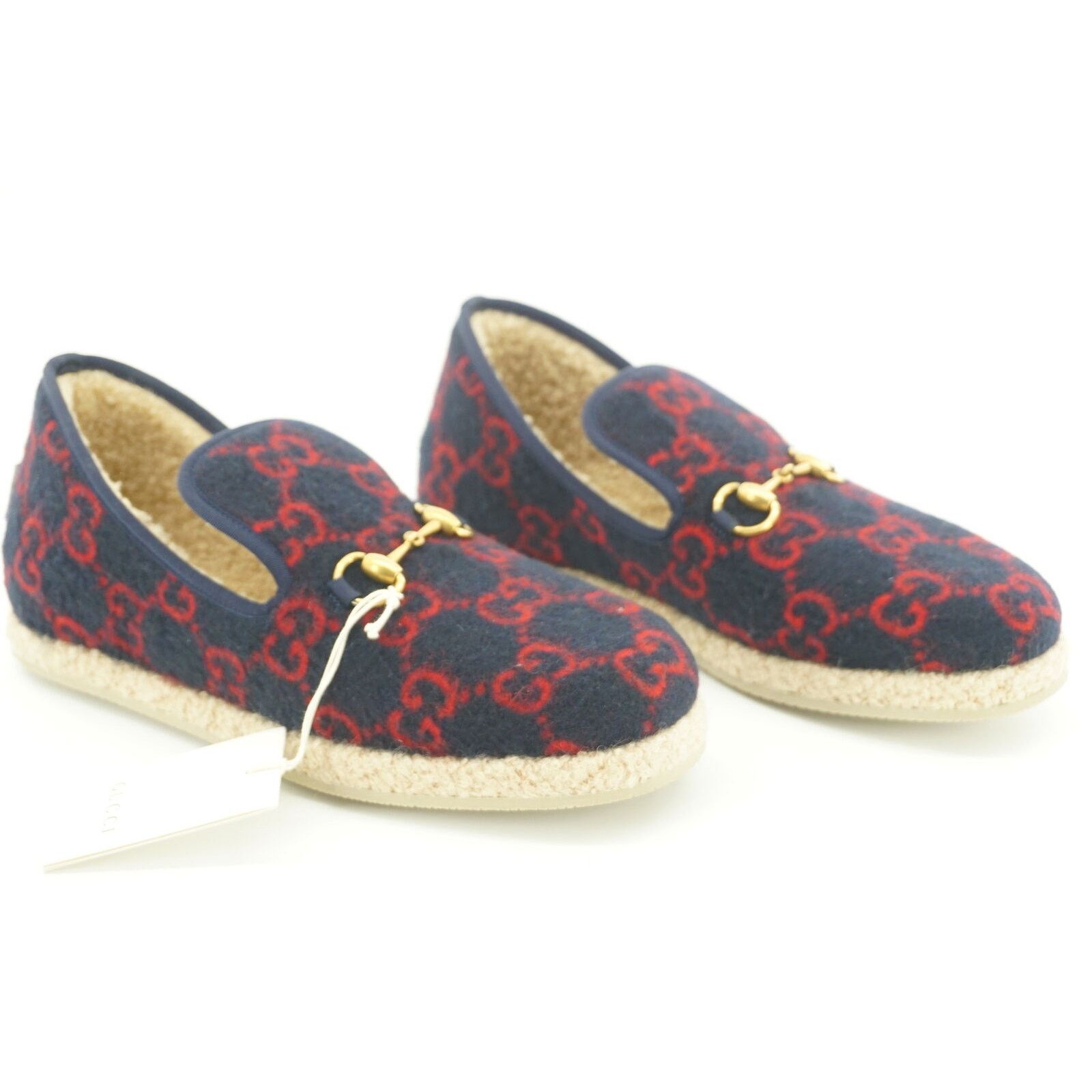 Gucci Gucci Fria GG Horsebit Espadrille Loafer Size 7.5G Wool Fur Size US 8 / EU 41 - 7 Thumbnail